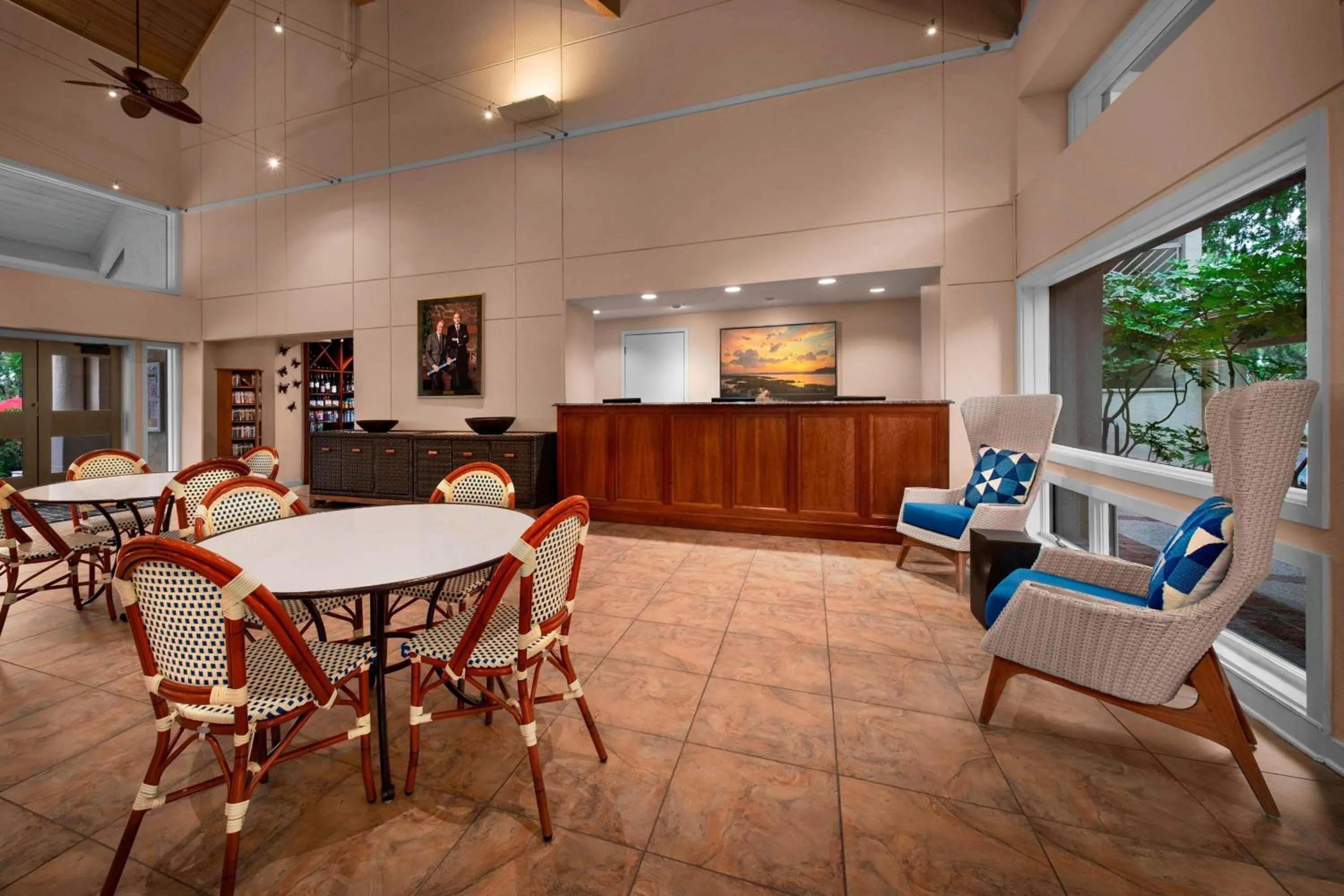 Lobby or reception in Marriott's Monarch at Sea Pines