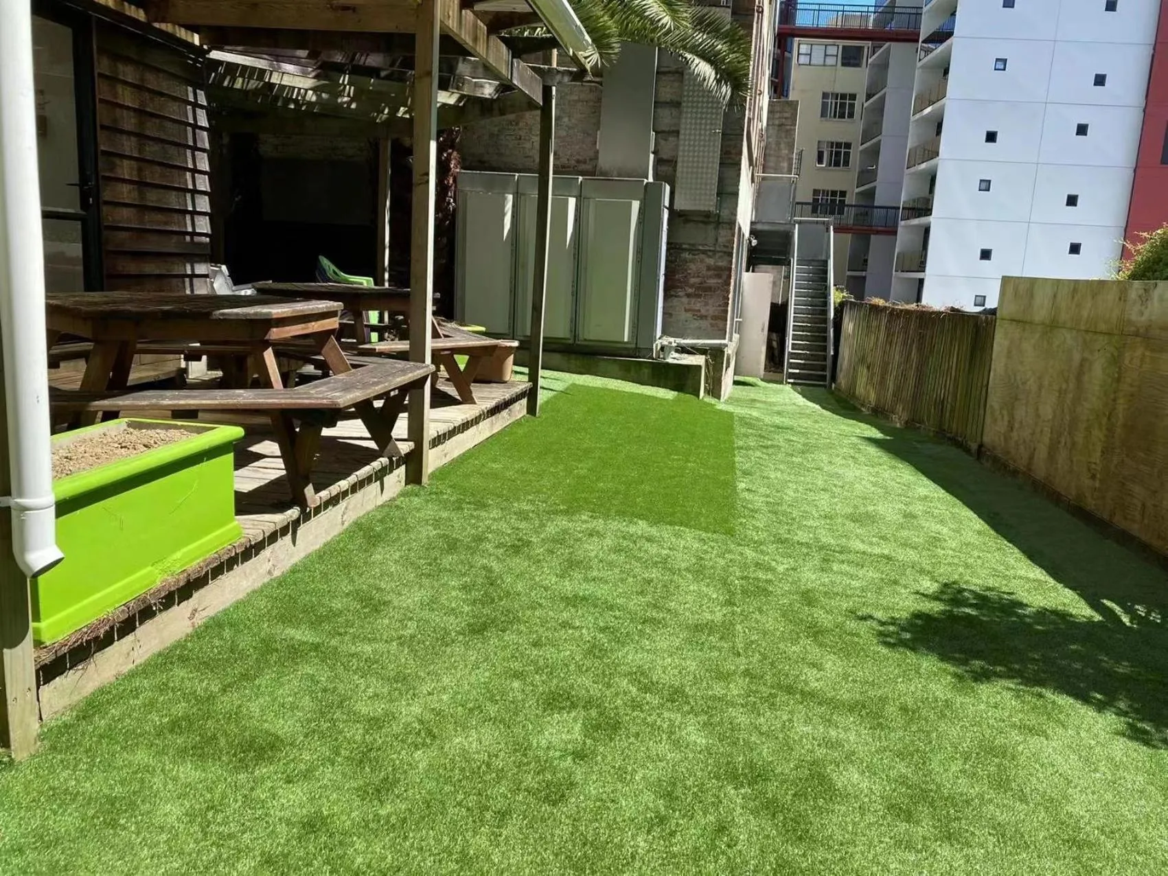 Patio in Gamma Hotel