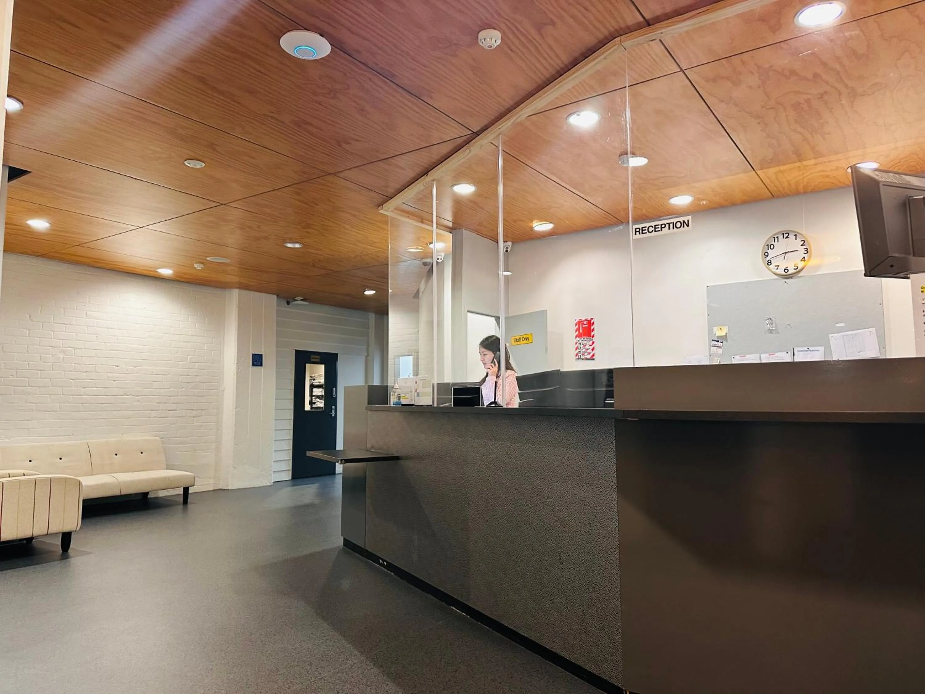 Communal lounge/ TV room in Gamma Hotel