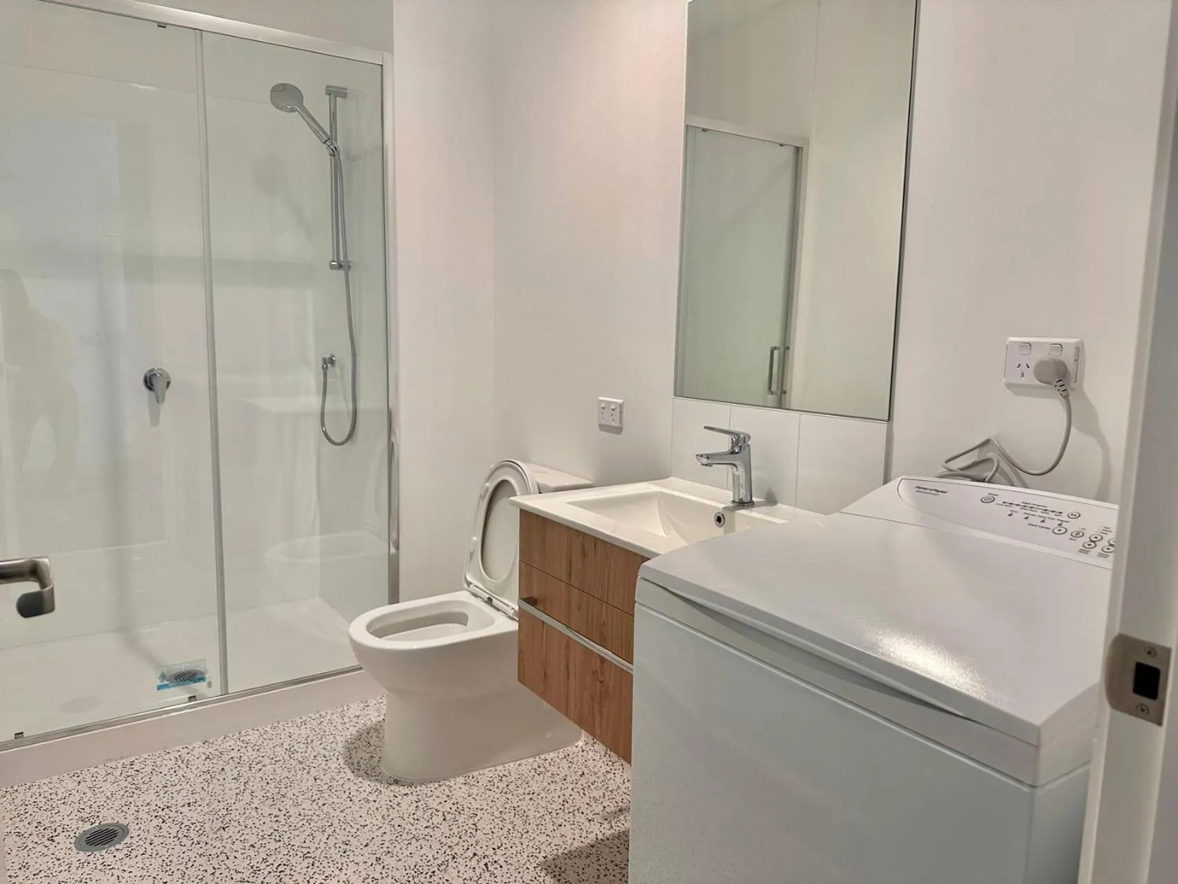 Bathroom in Gamma Hotel