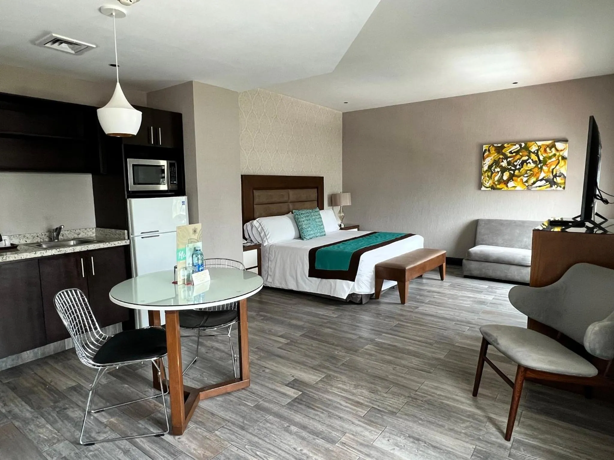 Bed in Áurea Hotel and Suites