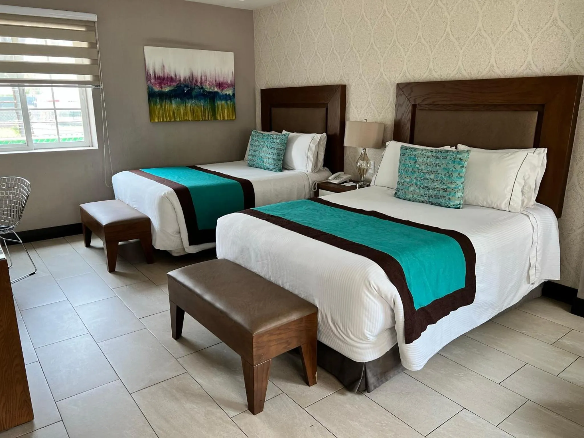 Bed in Áurea Hotel and Suites