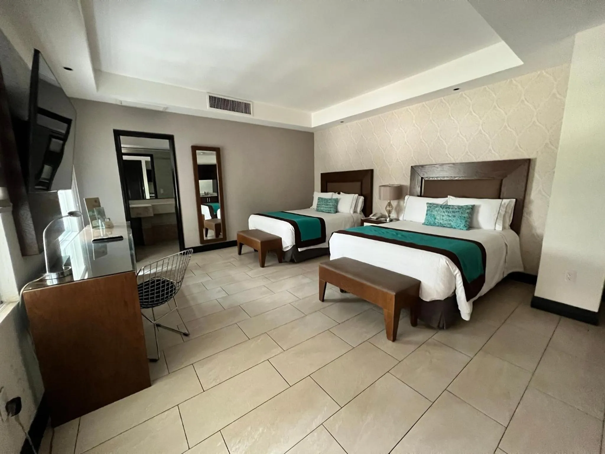 Bed in Áurea Hotel and Suites