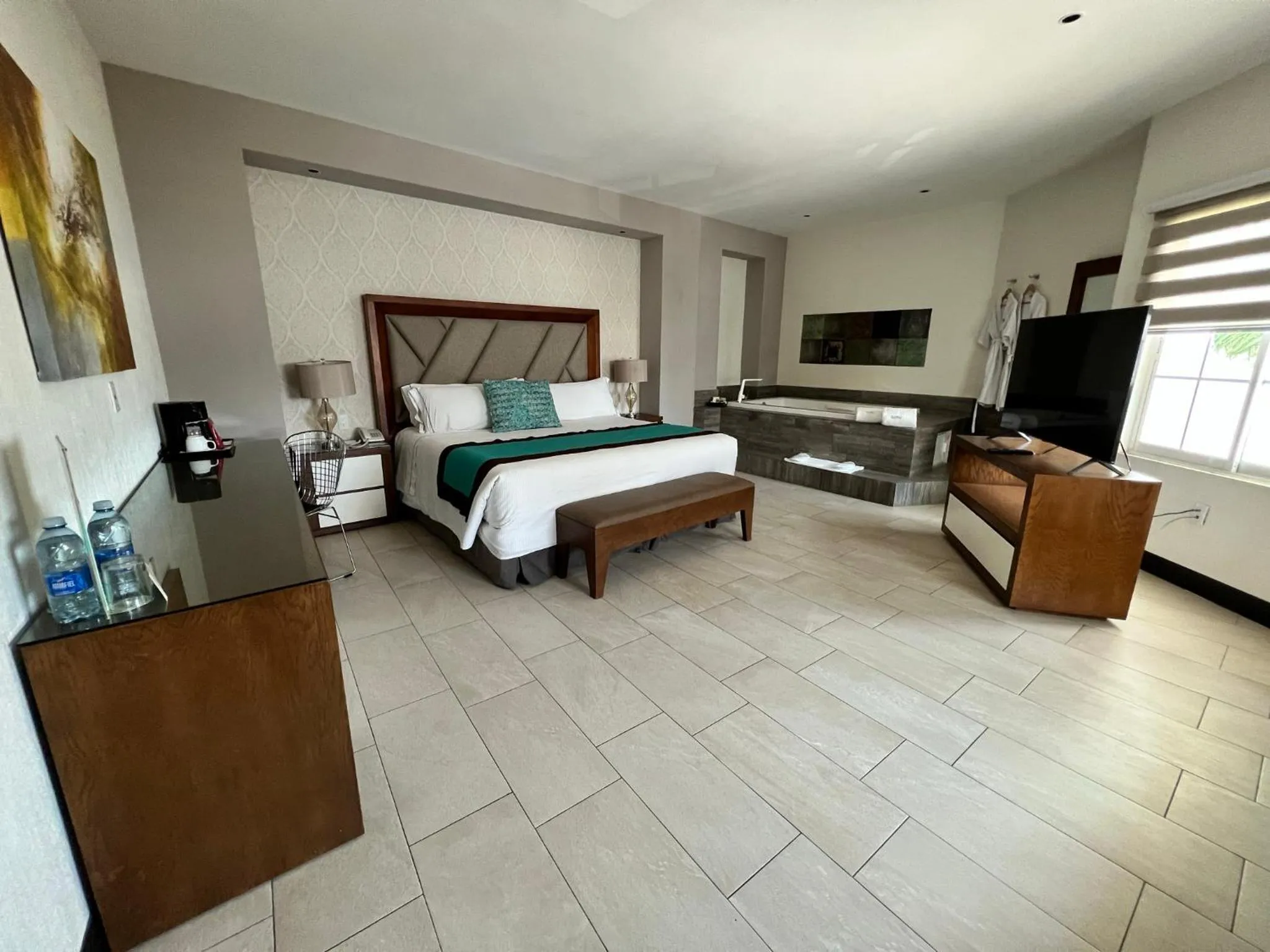 Bed in Áurea Hotel and Suites