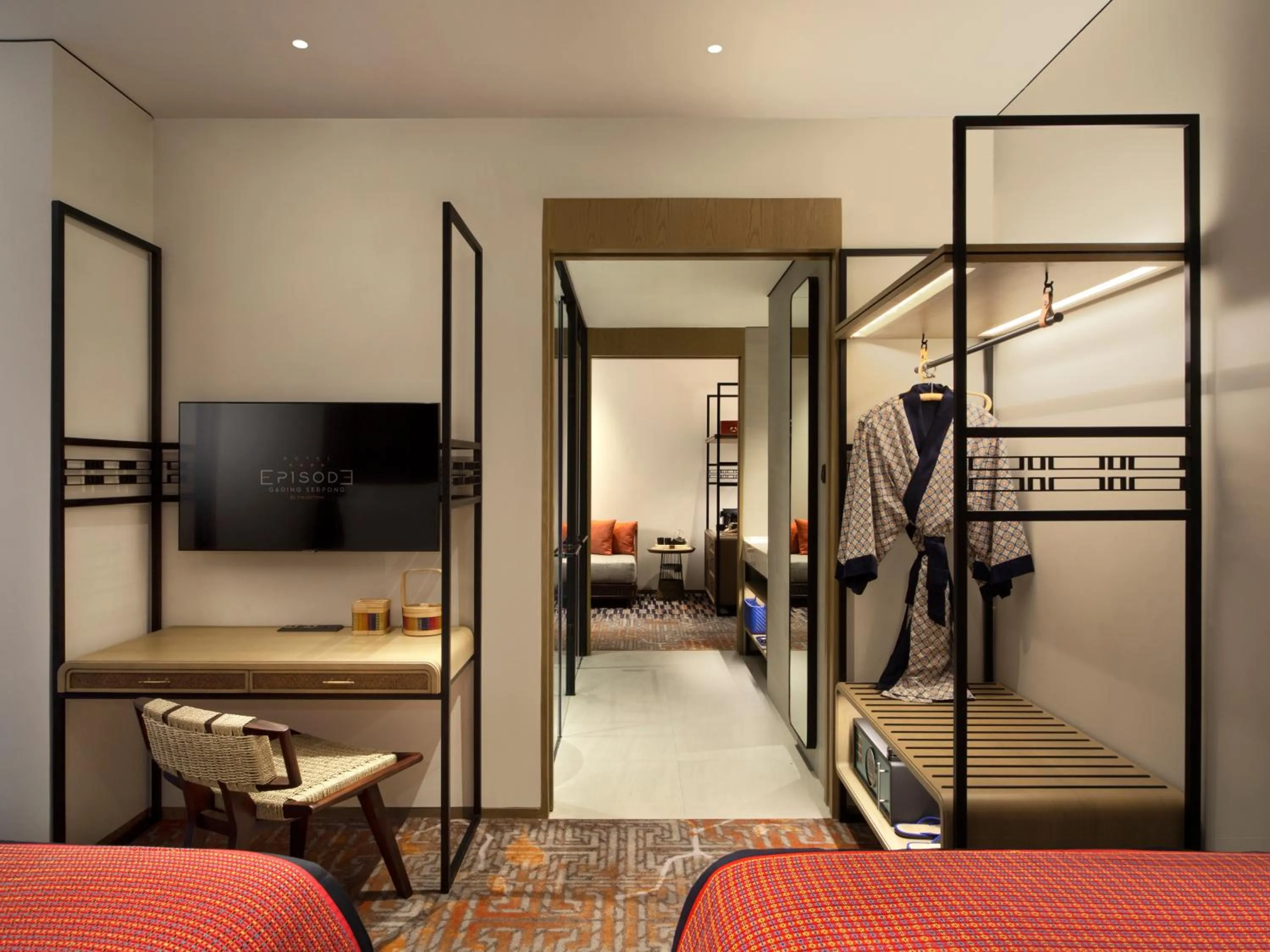 Bedroom, Bed in Episode Gading Serpong