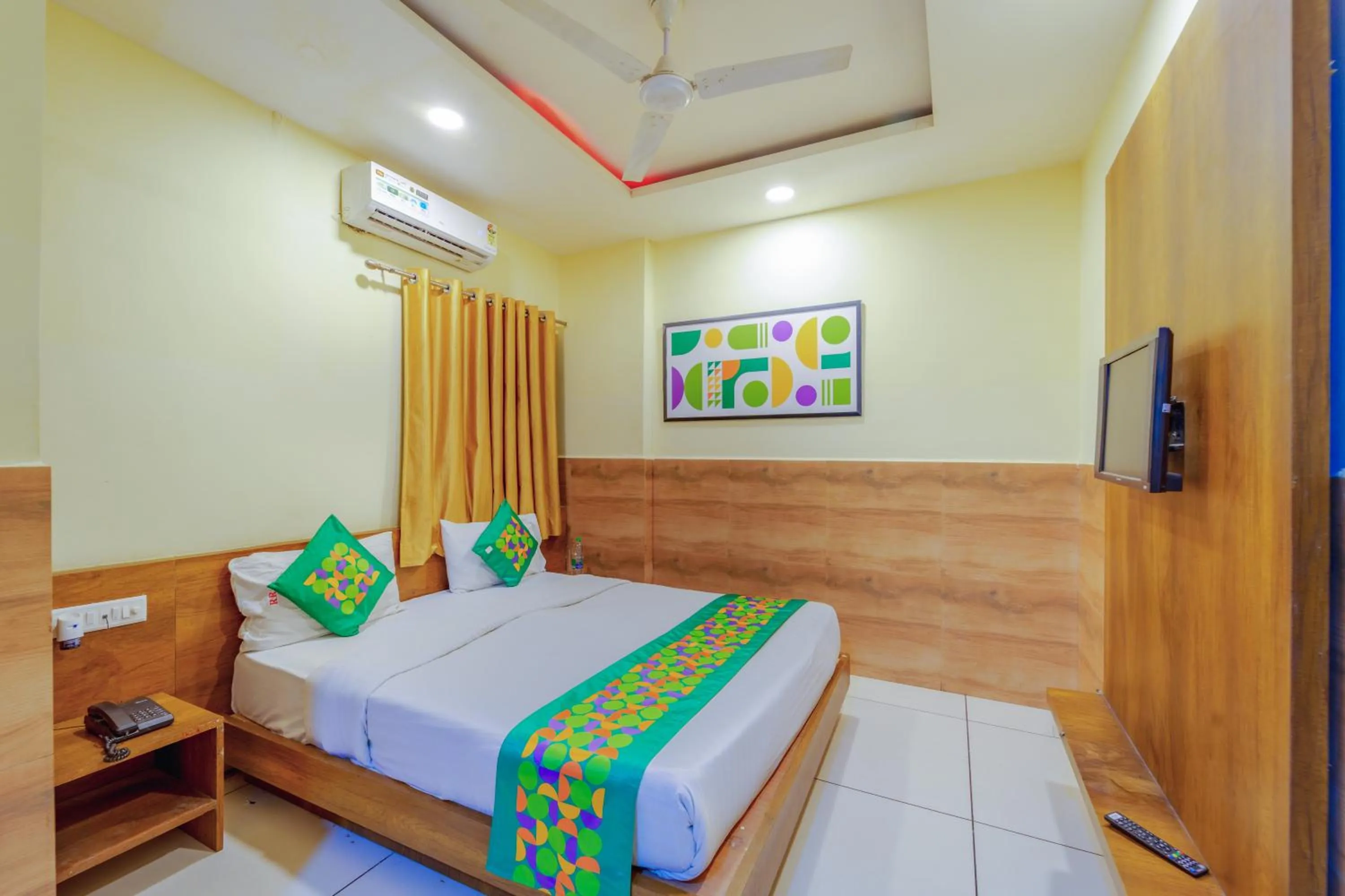 Bed in Treebo Royal Empire Indore