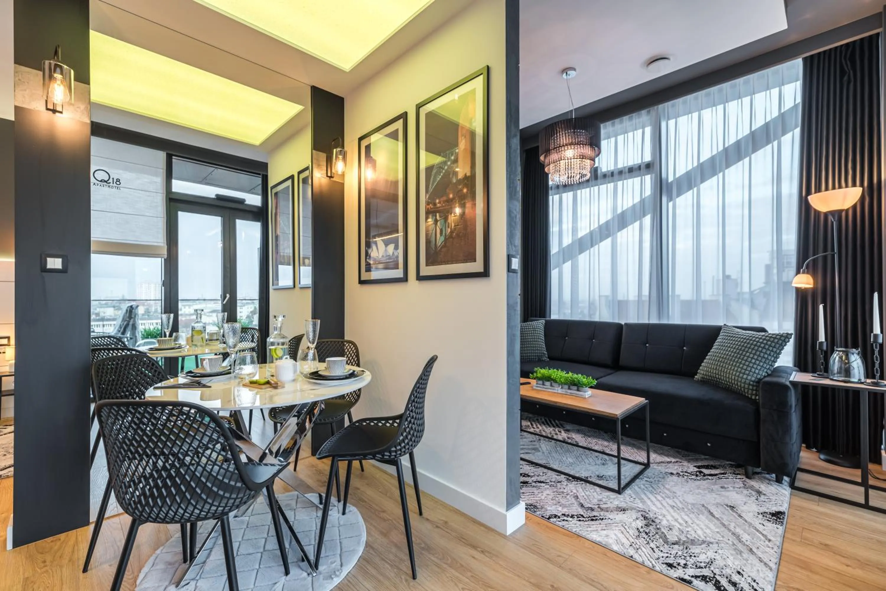 Living room in Q18 ApartHotel