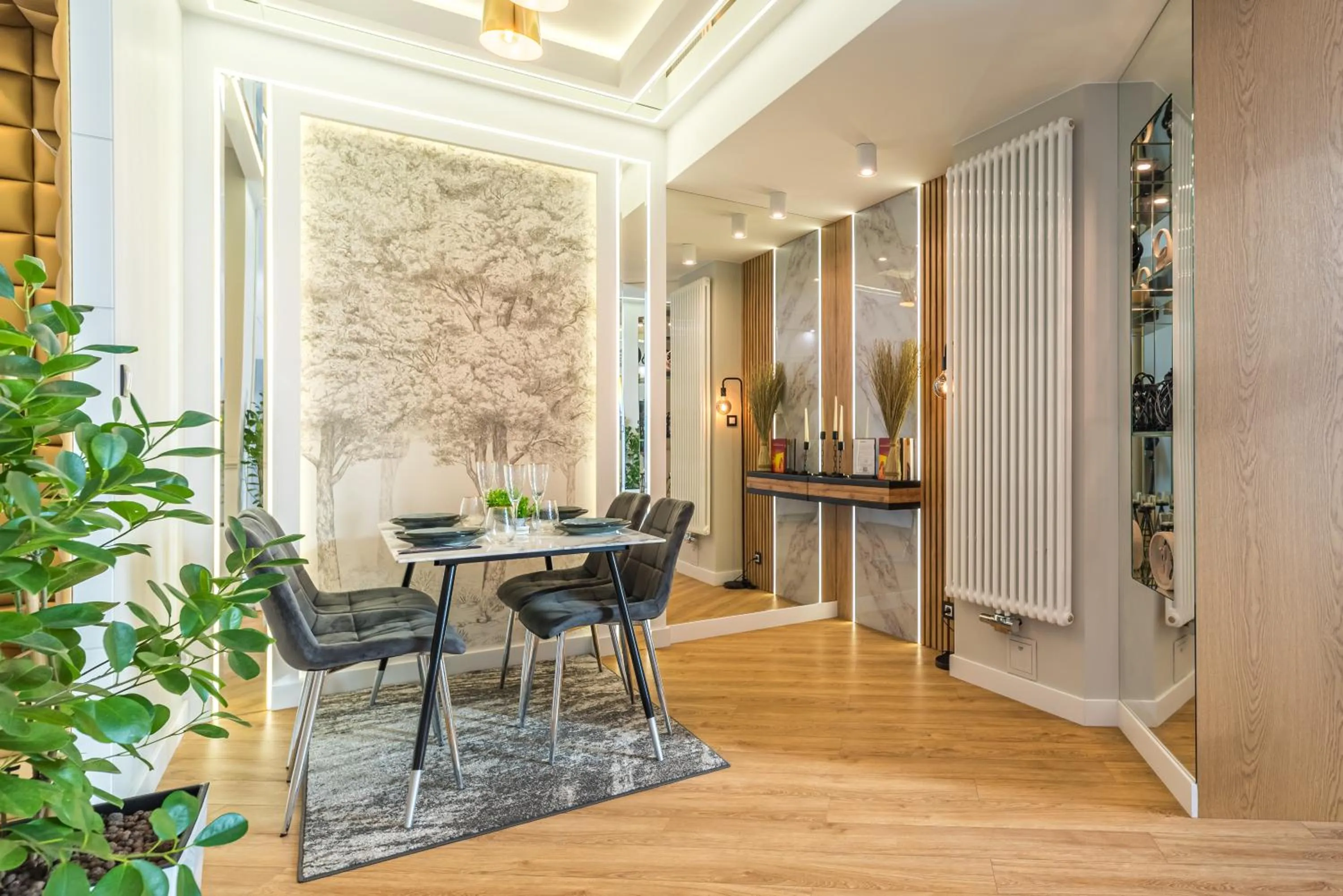 Kitchen or kitchenette in Q18 ApartHotel