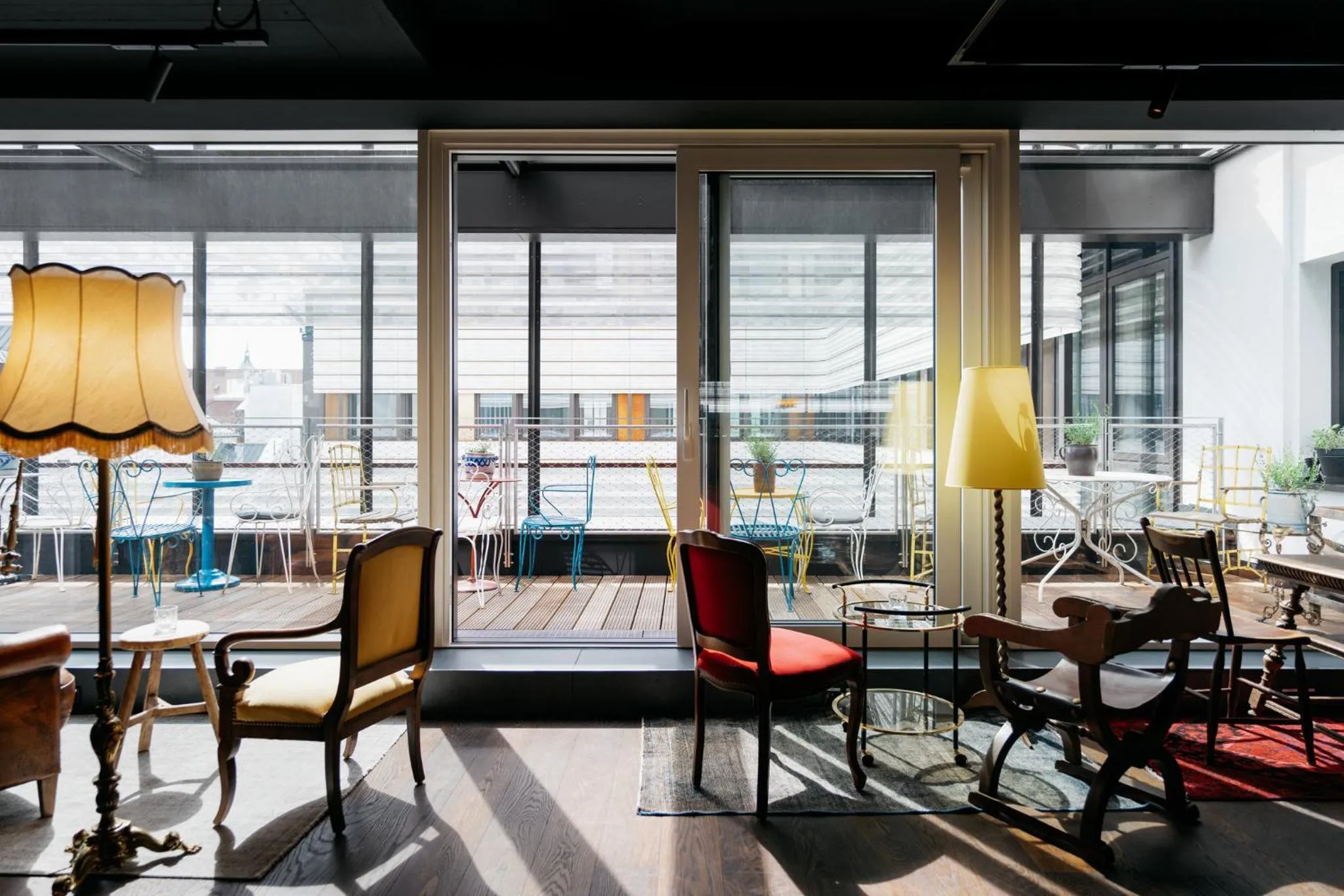 Lobby or reception in Ruby Rosi Hotel Munich