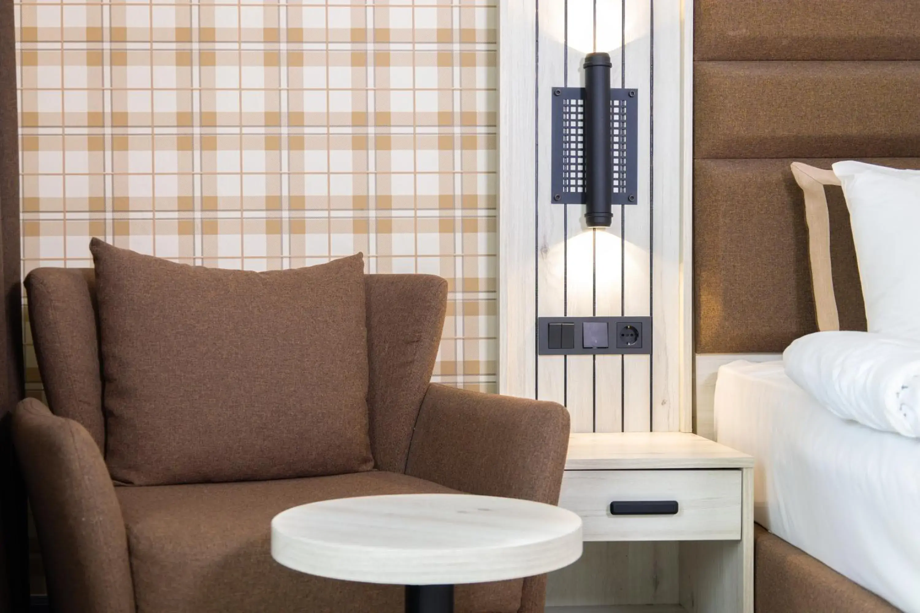 Living room, Bed in Hotel Innception Living room, Bed in Hotel Innception