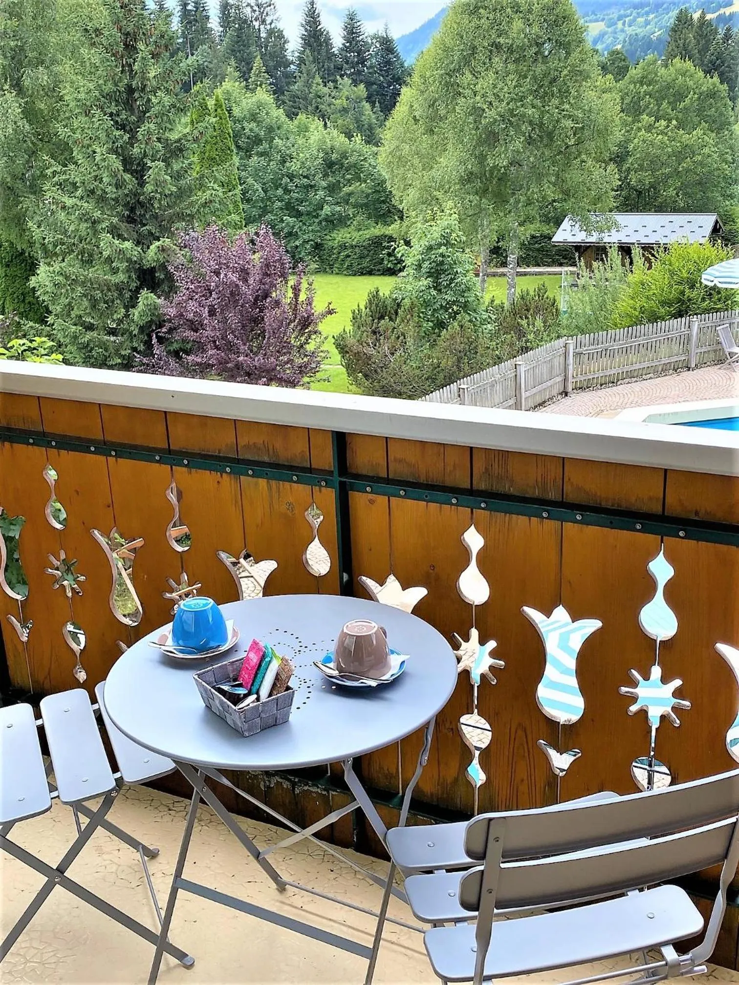 Balcony/Terrace in Chalet-Hôtel Le Labrador, The Originals Relais (Relais du Silence)