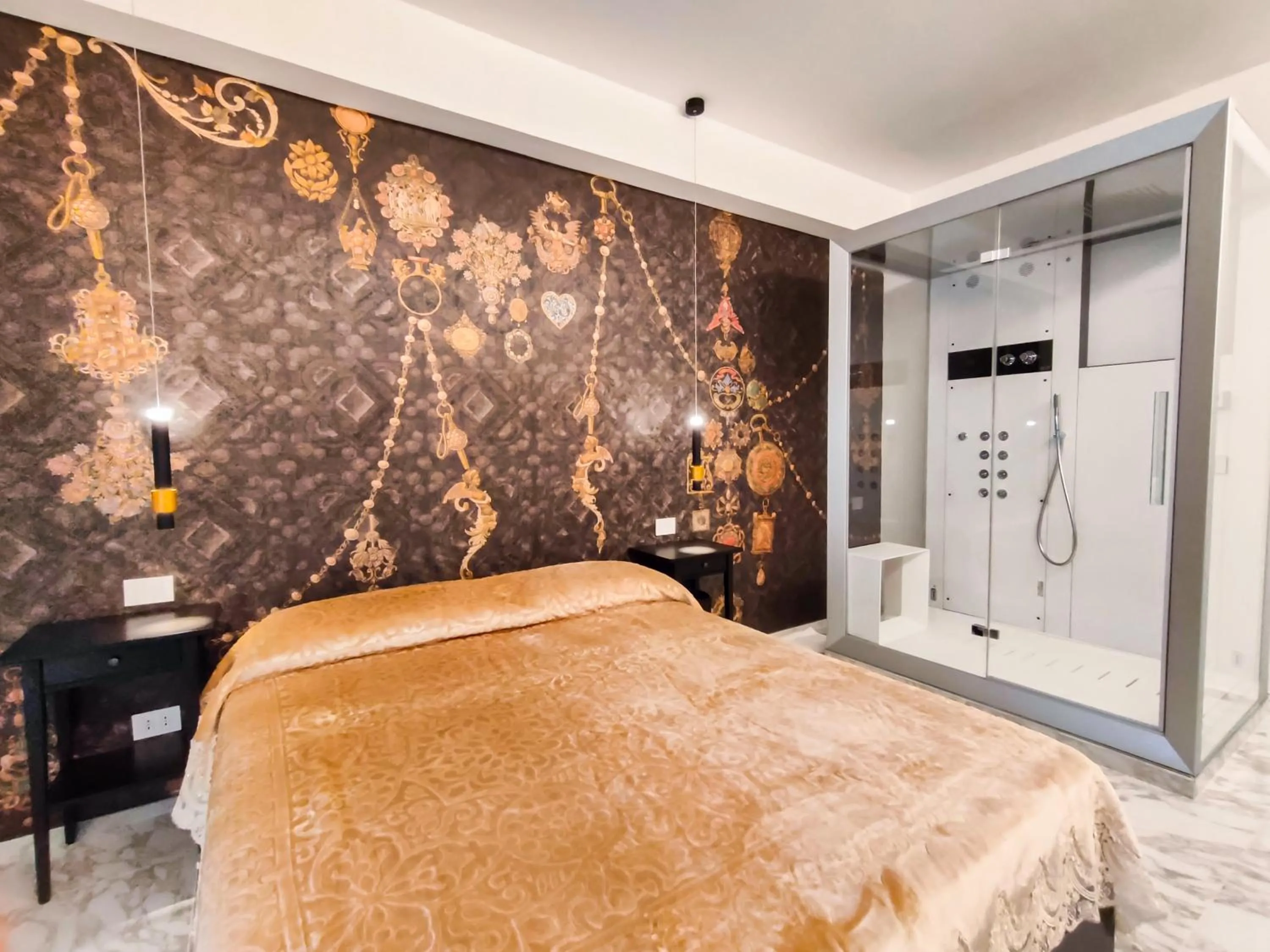 Bed in Cubacalatafimi Rooms