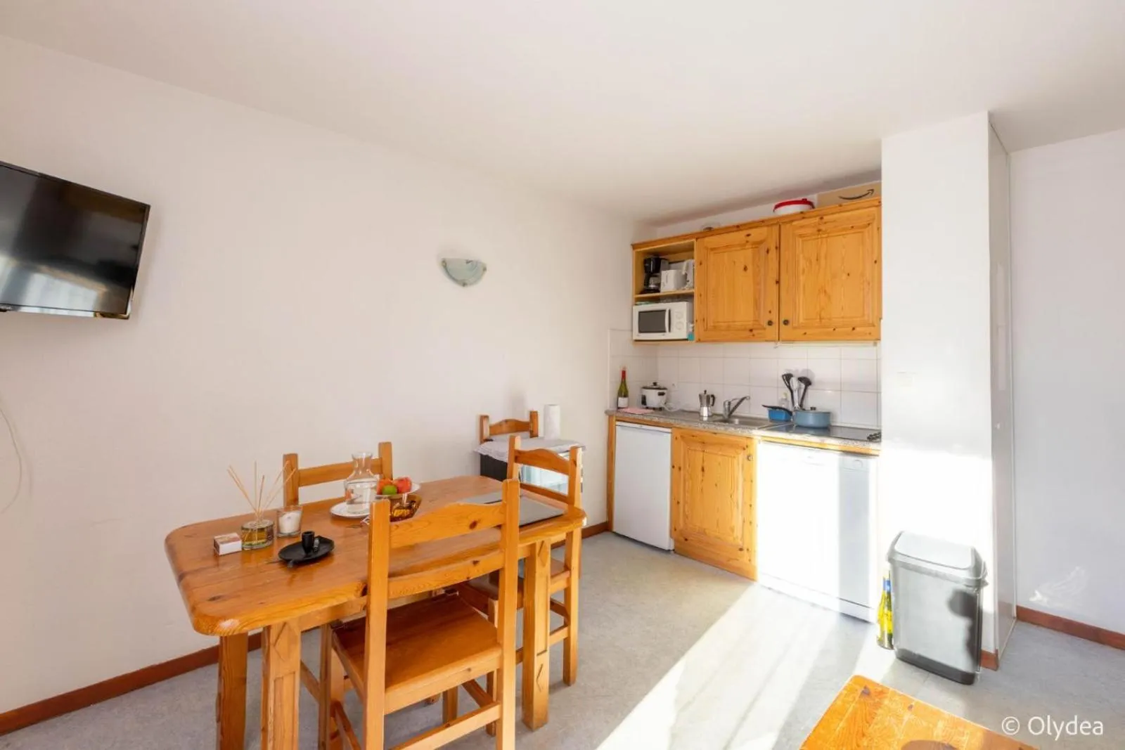 Kitchen or kitchenette in Olydea Fontaine du Roi