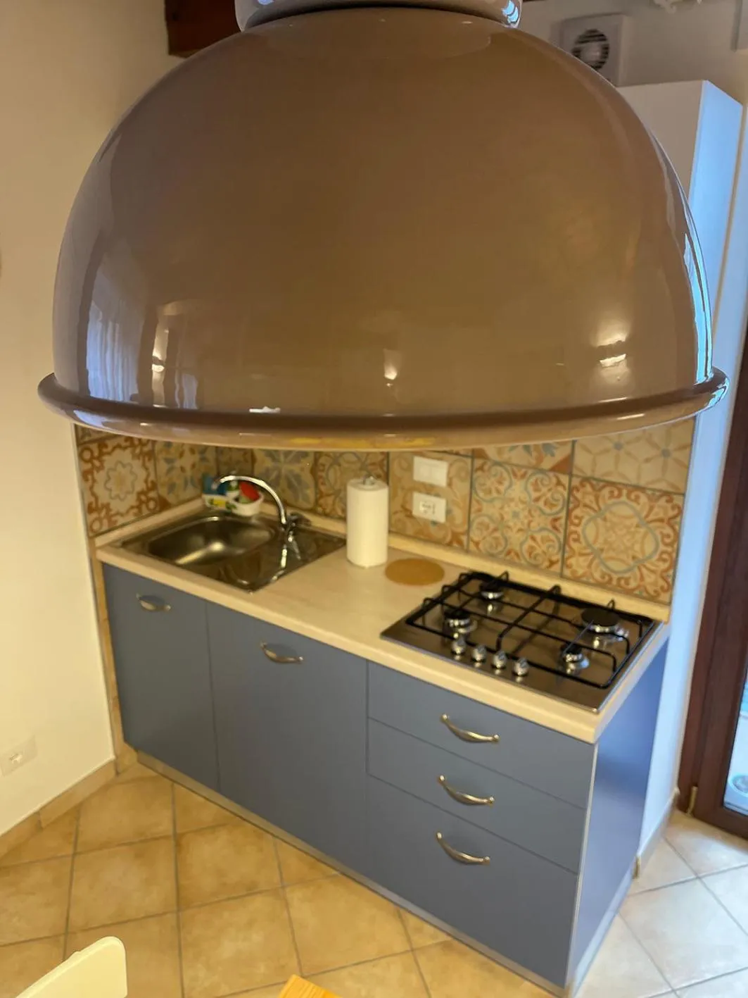 Kitchen or kitchenette in B&B Sacca