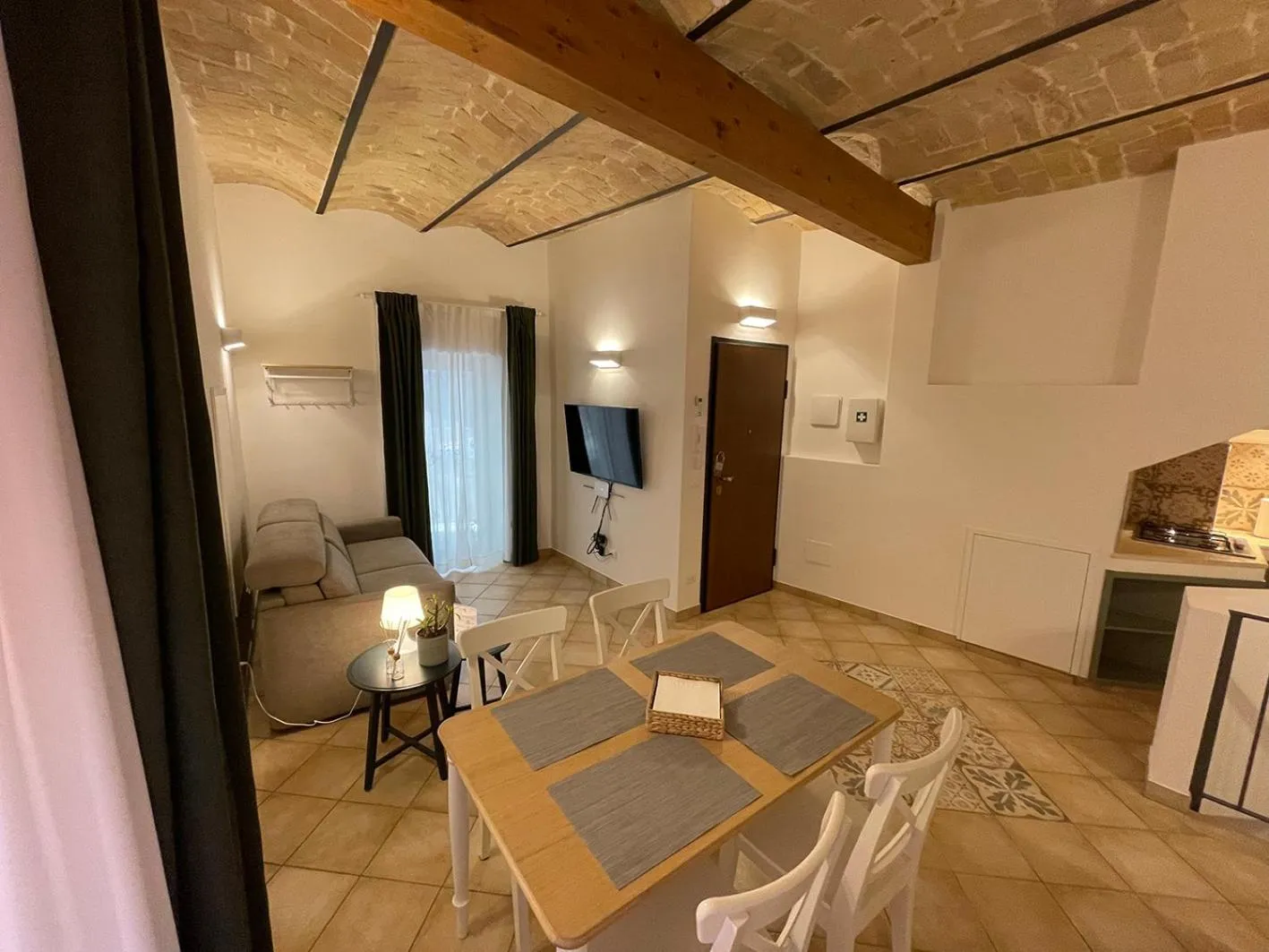 Living room in B&B Sacca