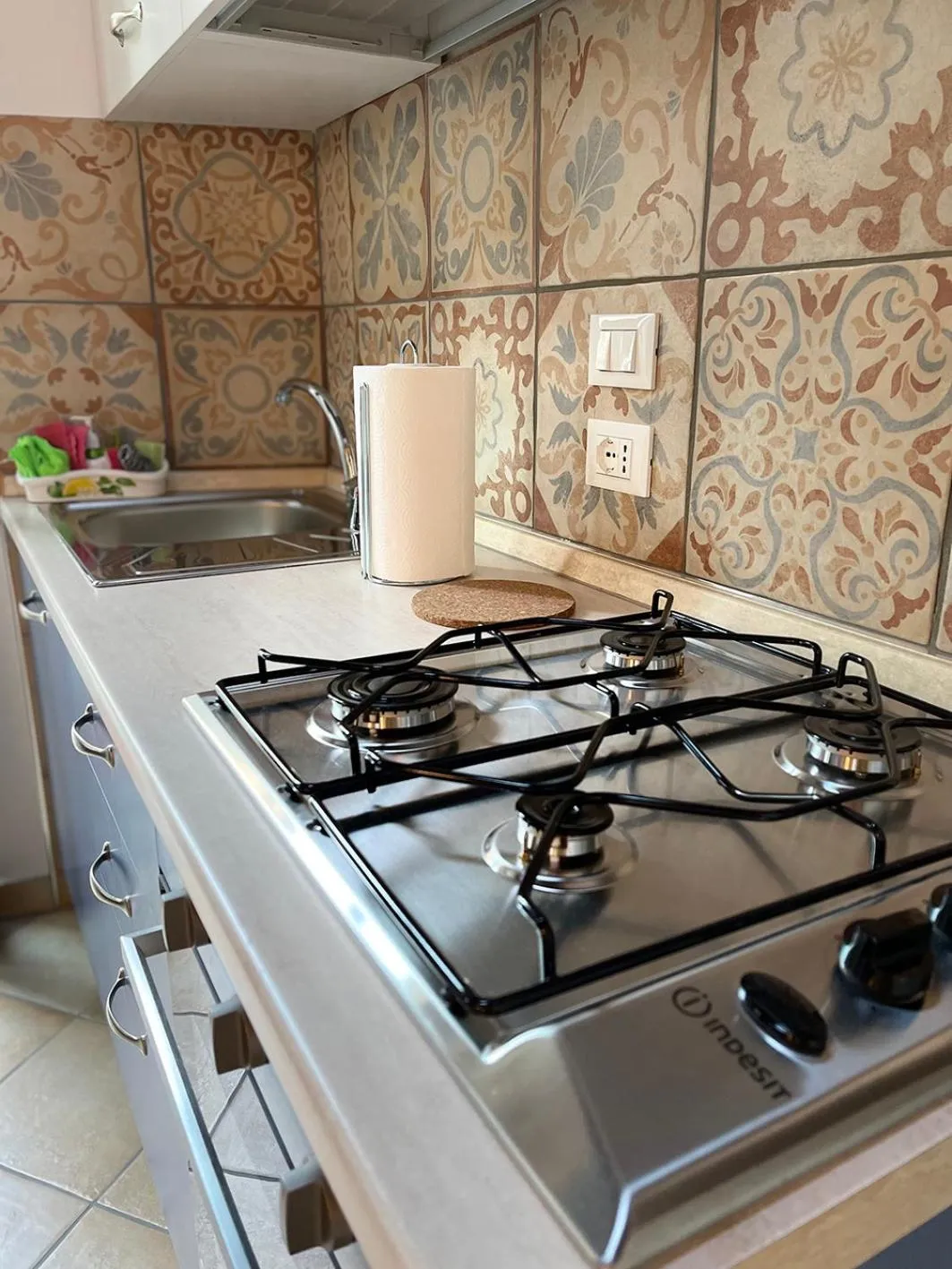 Kitchen or kitchenette in B&B Sacca