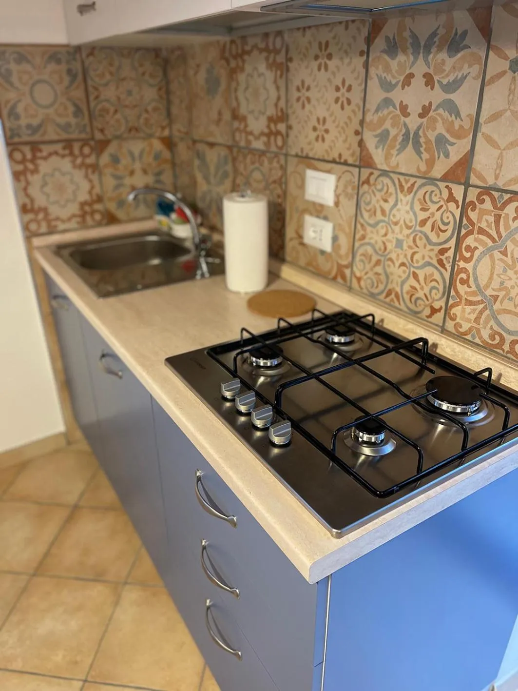 Kitchen or kitchenette in B&B Sacca