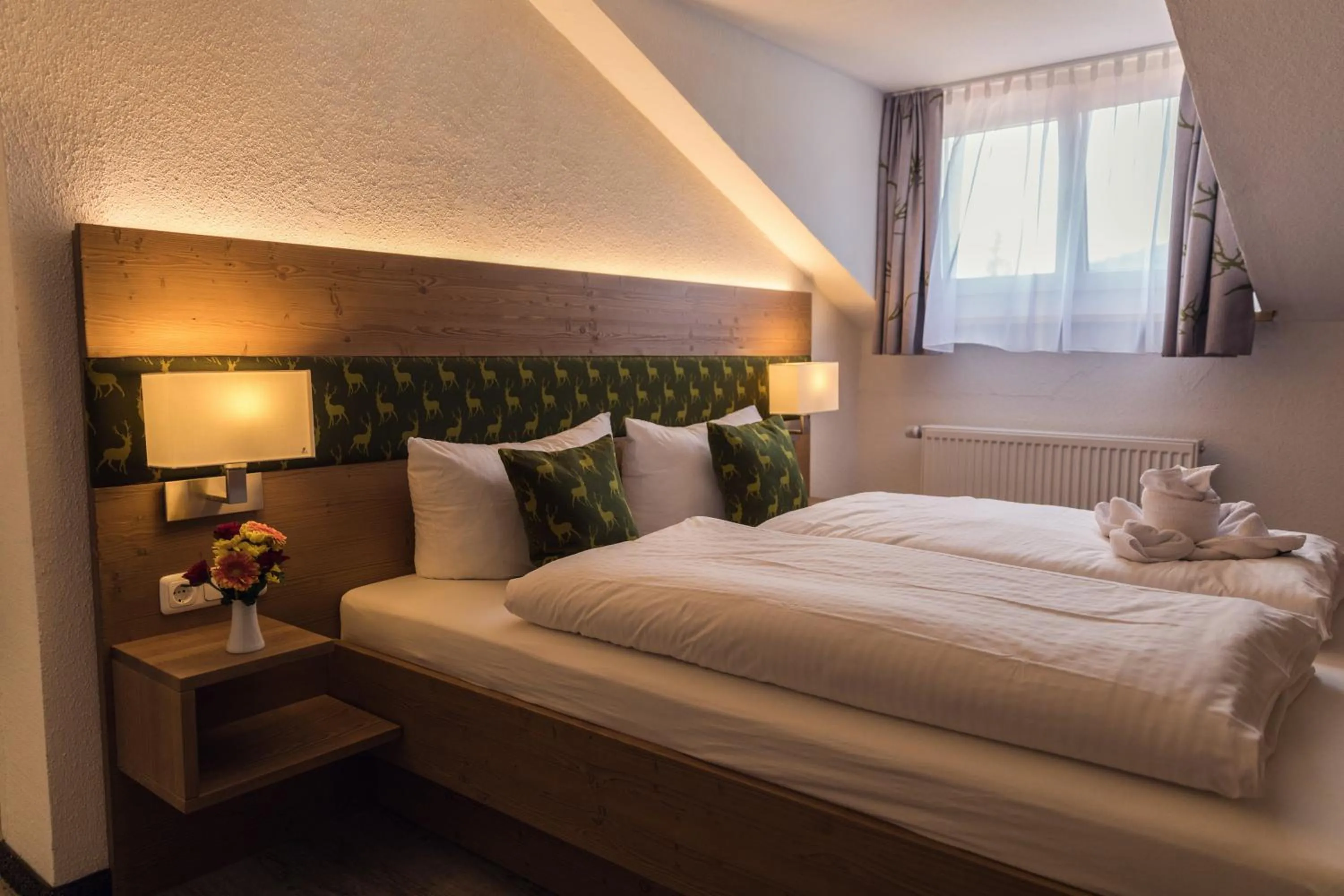 Bed in Waldhotel Seebachschleife