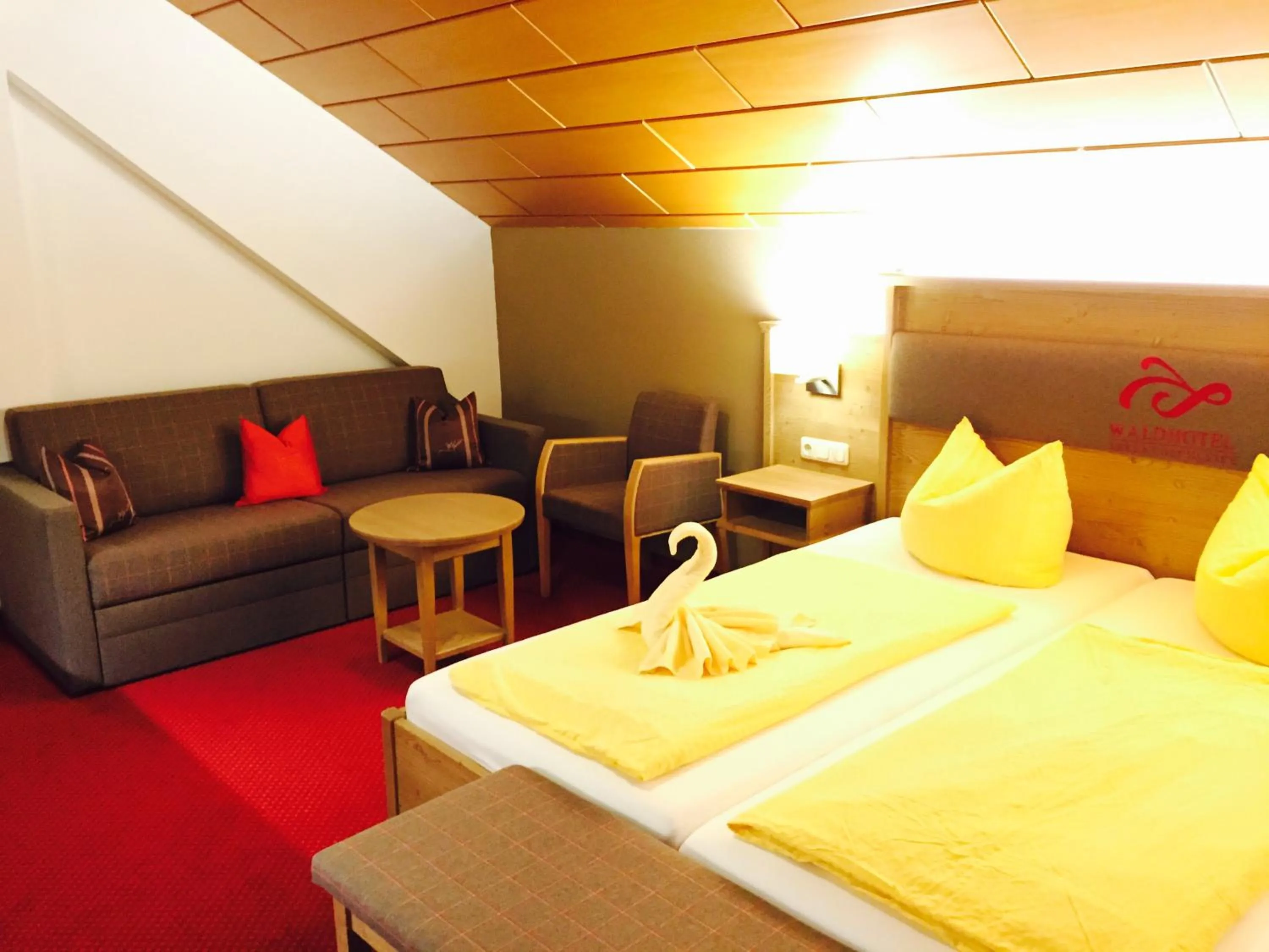 Bed in Waldhotel Seebachschleife