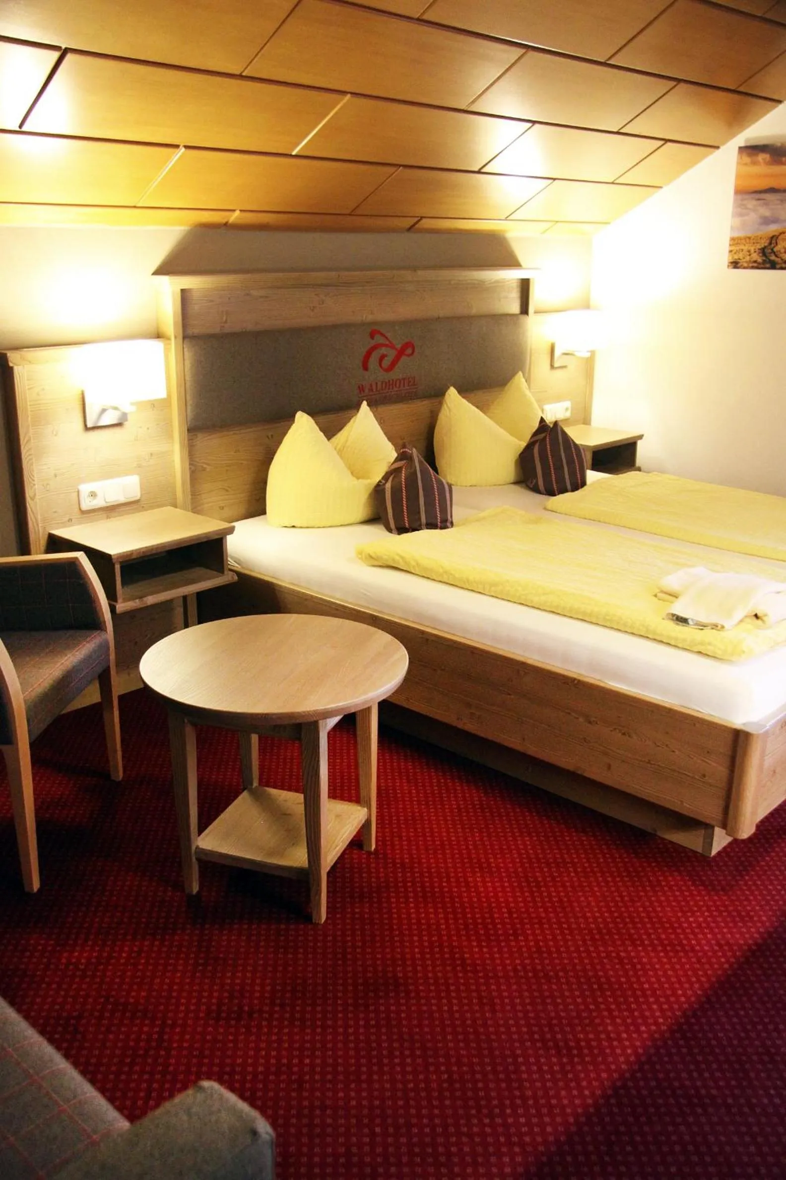 Bed in Waldhotel Seebachschleife