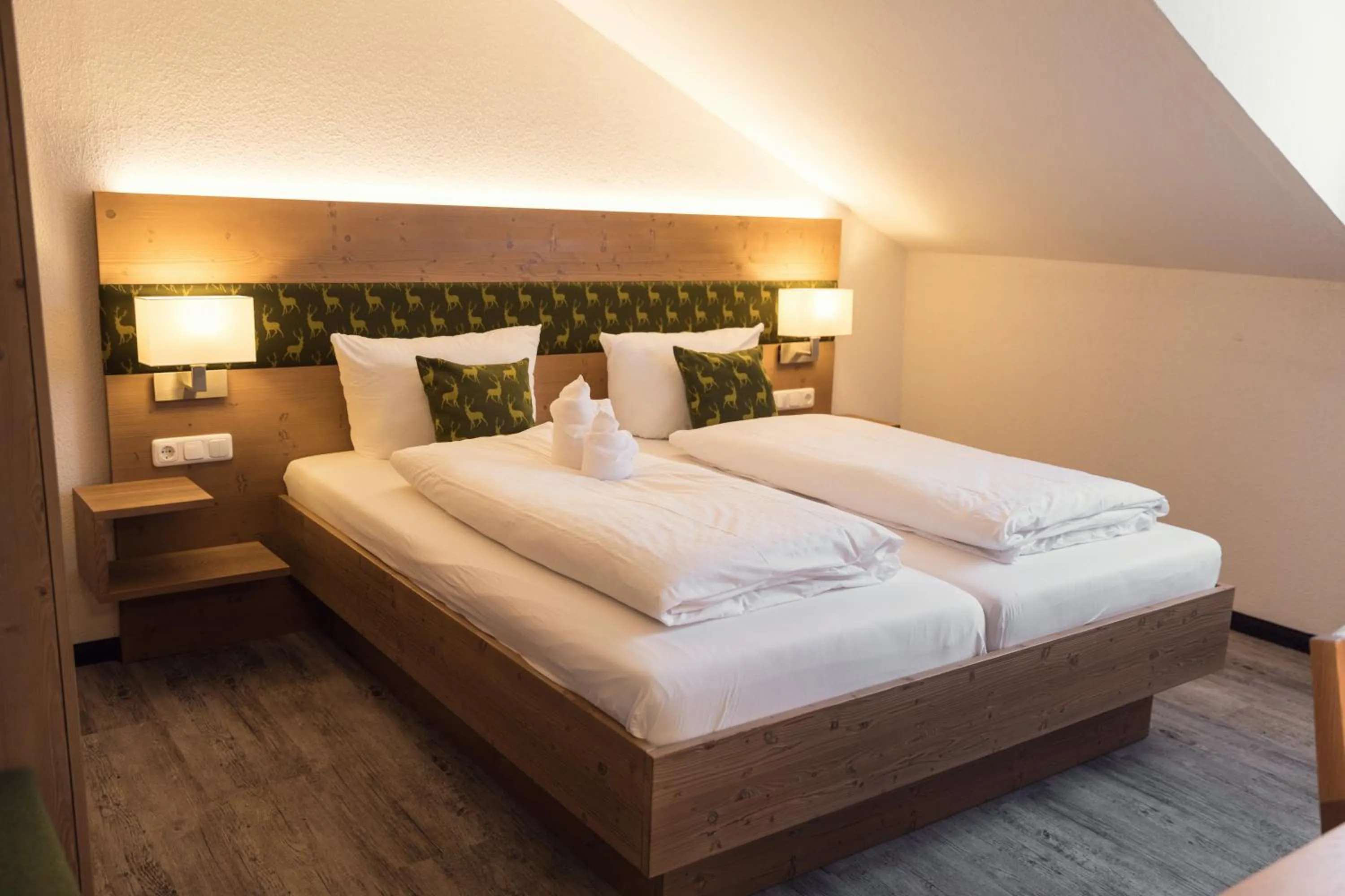 Bed in Waldhotel Seebachschleife