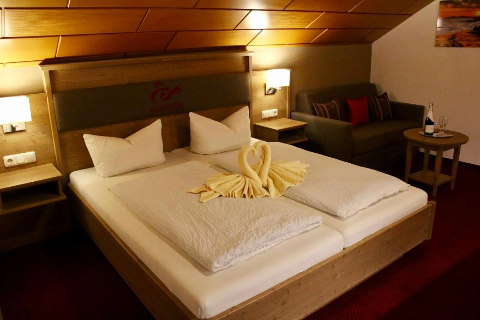 Bed in Waldhotel Seebachschleife