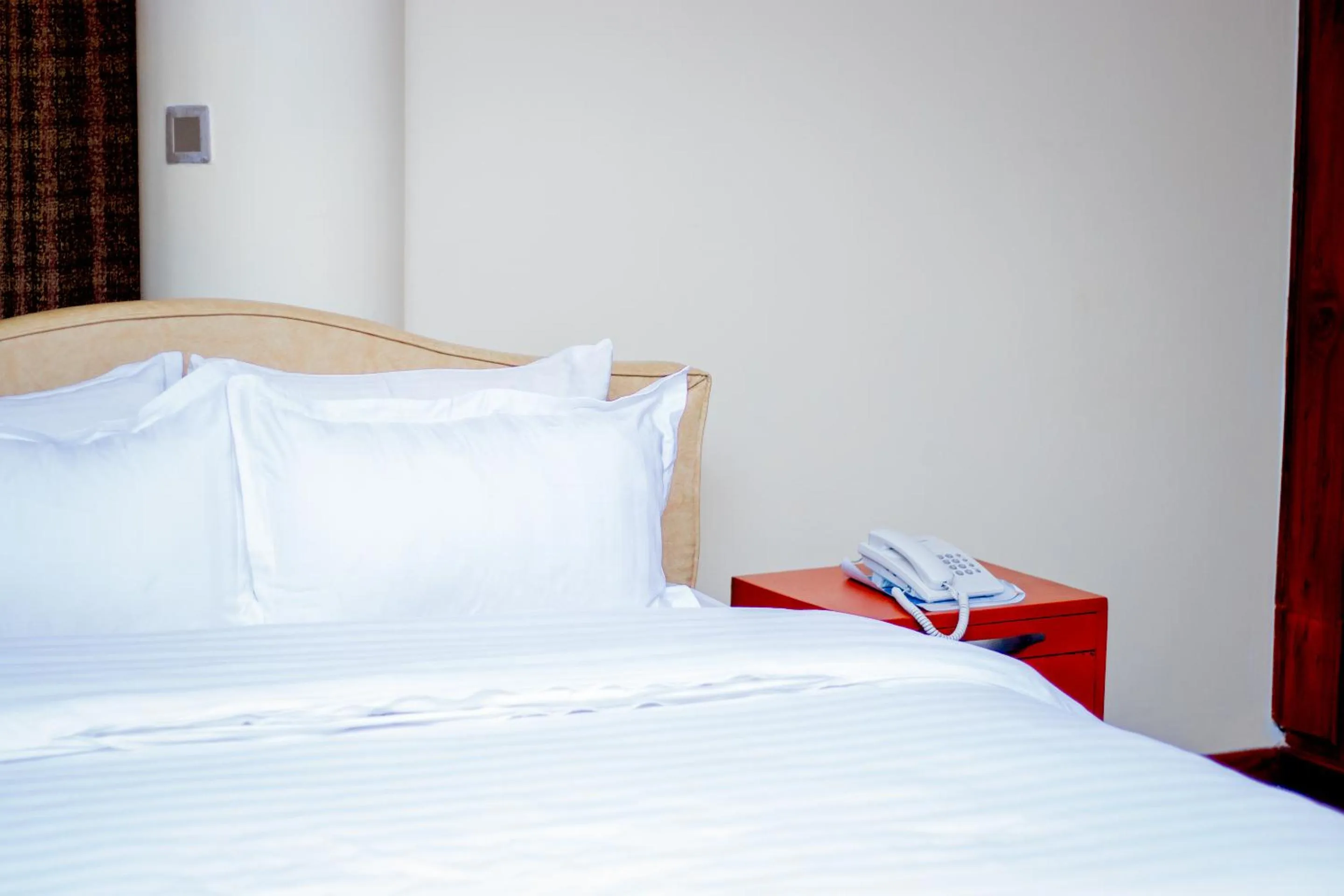 Bed in seven skies hotel