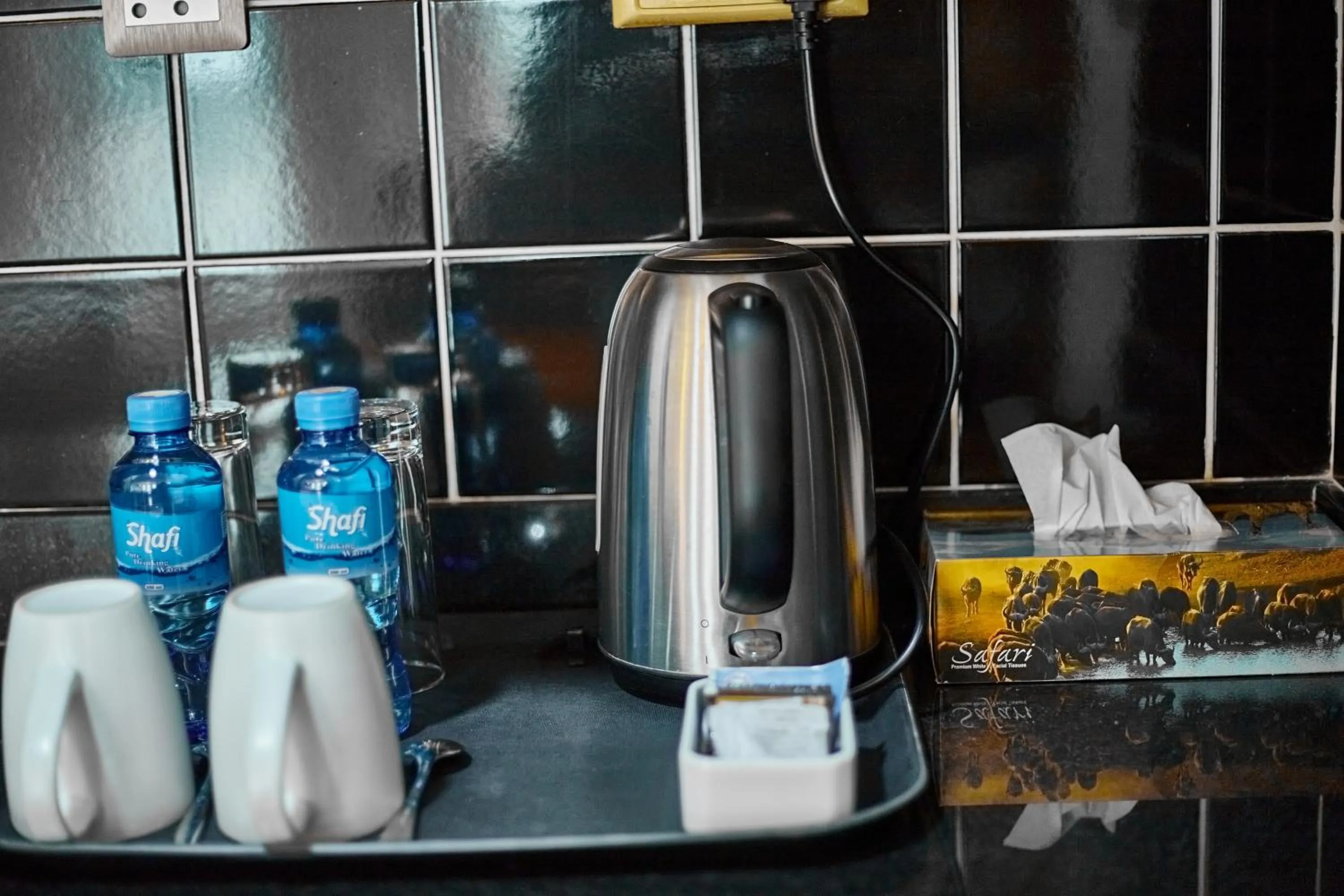 Coffee/tea facilities in seven skies hotel