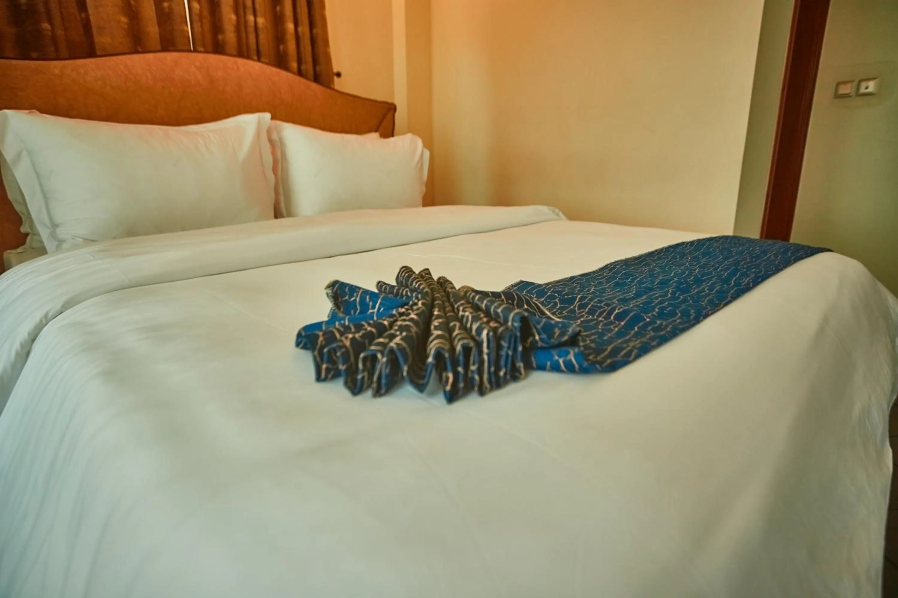 Bed in seven skies hotel