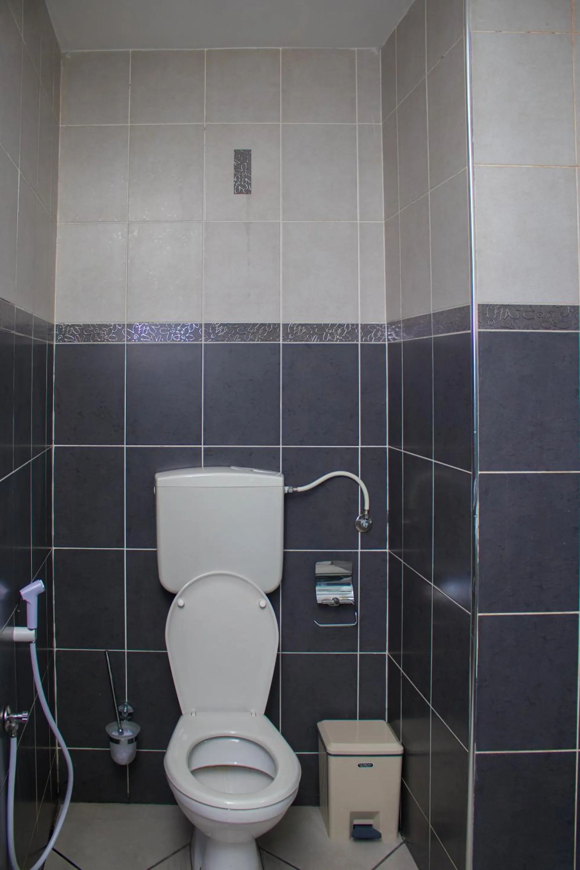 Toilet in seven skies hotel