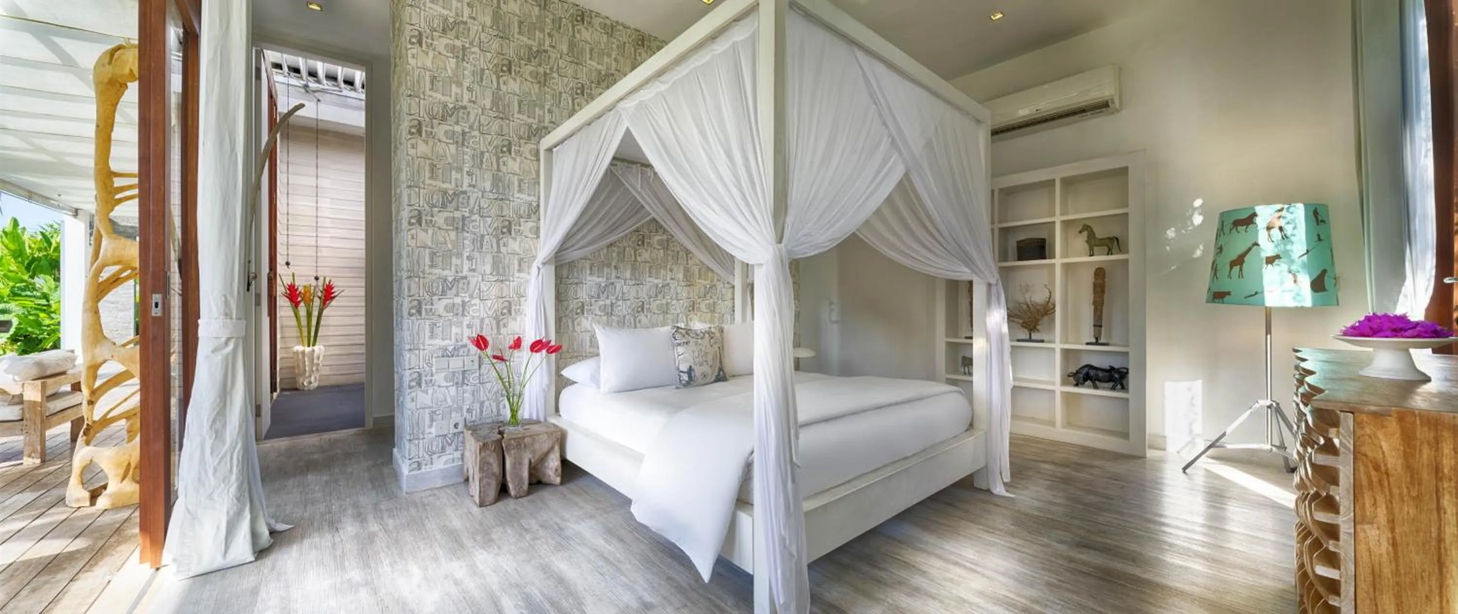 Photo of the whole room, Bed in Pure Villa Bali by Nagisa Bali