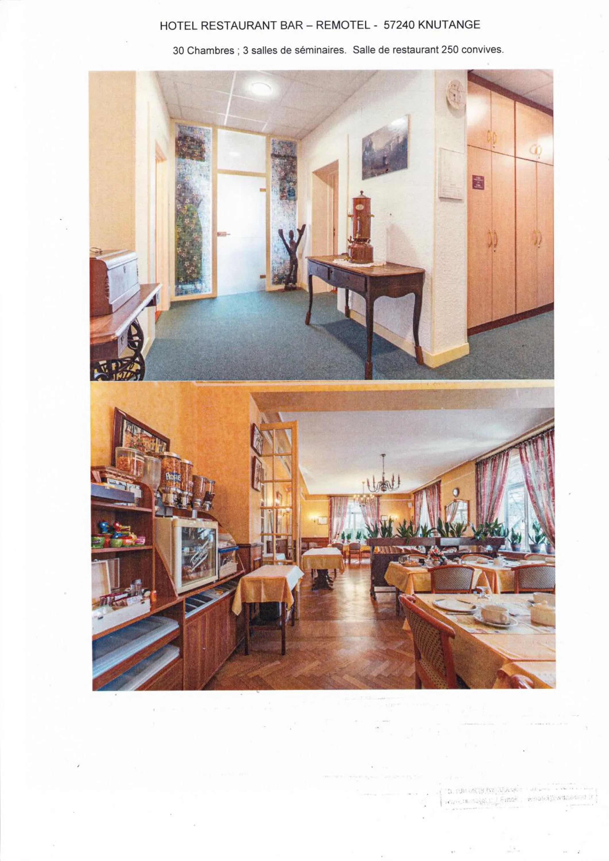 Communal lounge/ TV room in Logis Hotel Restaurant Remotel