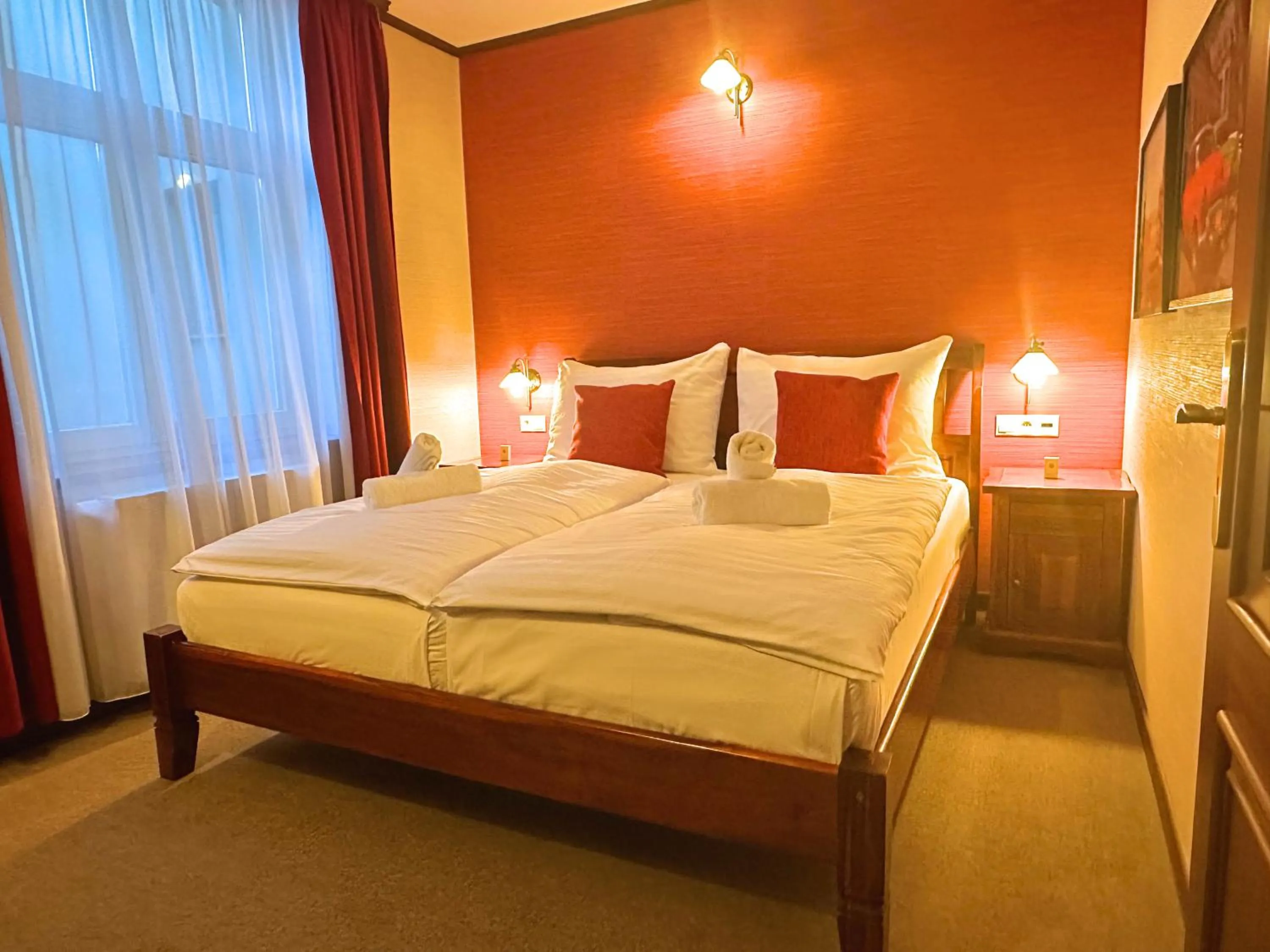 Bedroom, Bed in Zlatý Lev Žatec