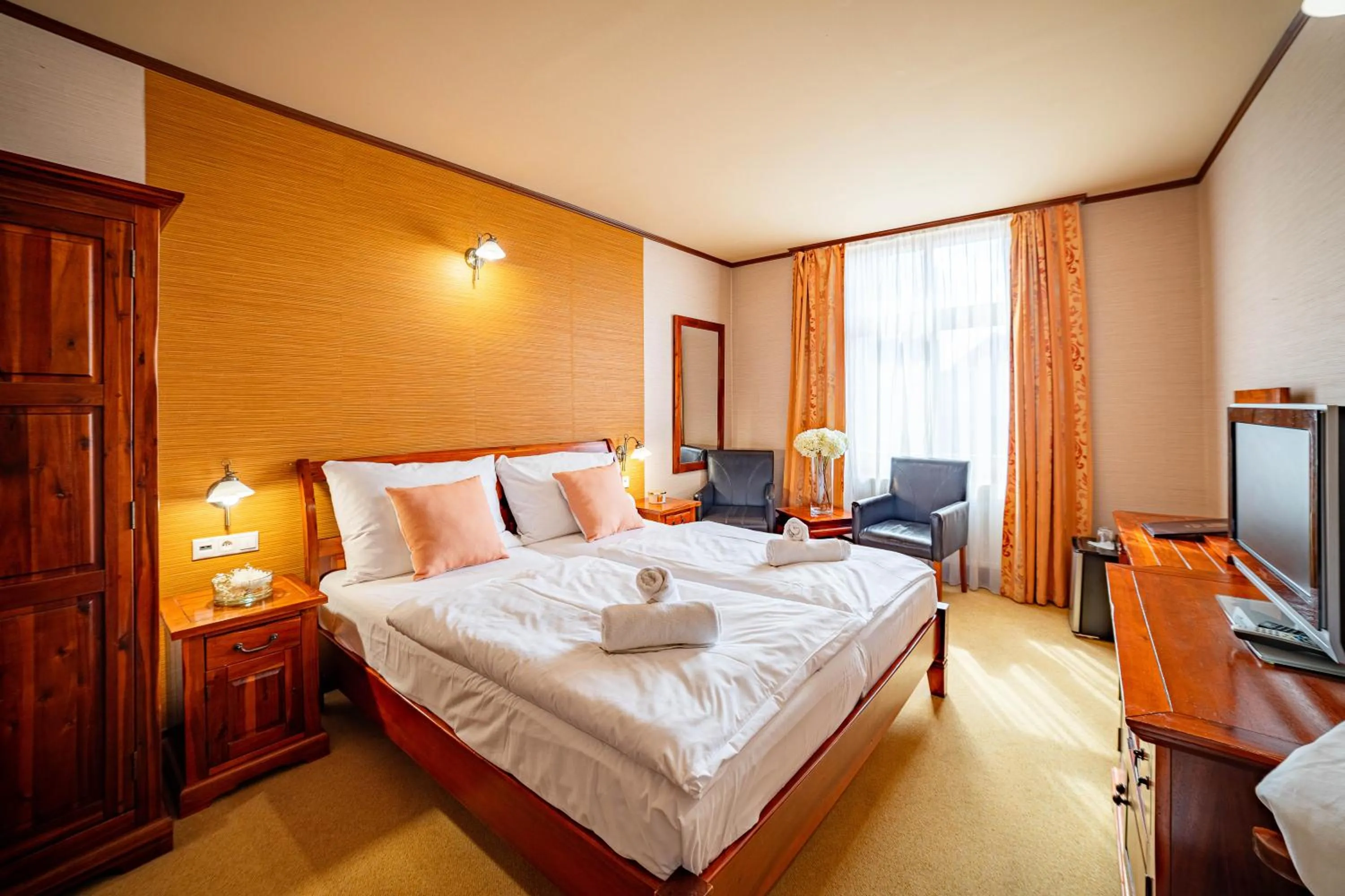 Bedroom, Bed in Zlatý Lev Žatec