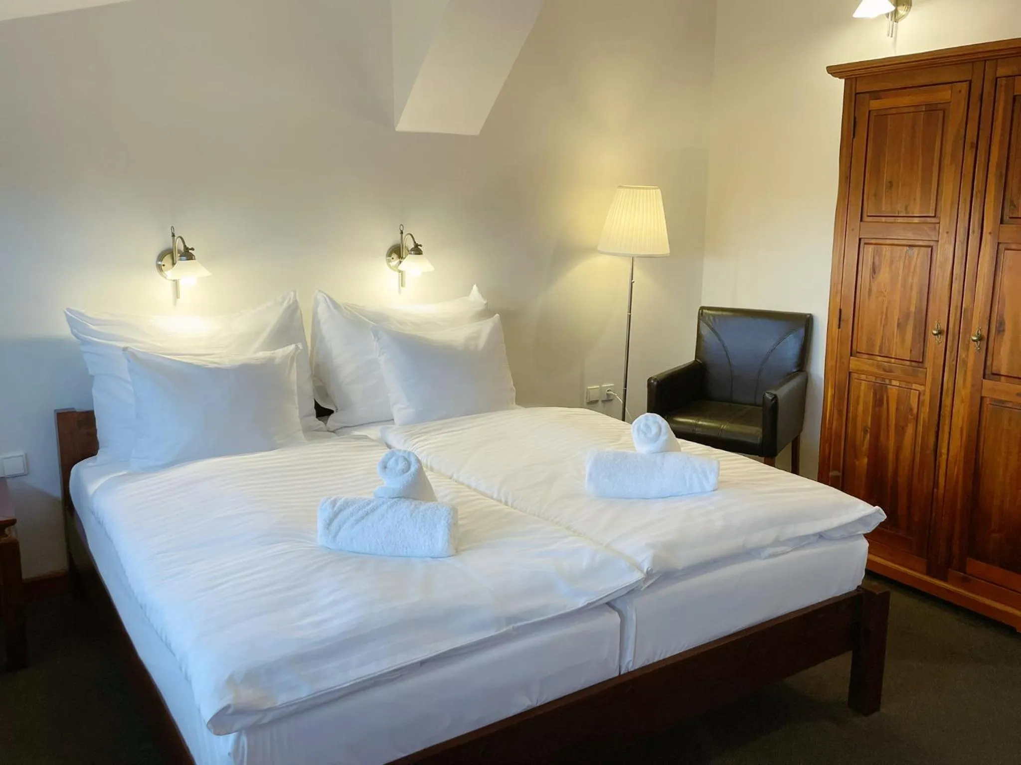 Bedroom, Bed in Zlatý Lev Žatec