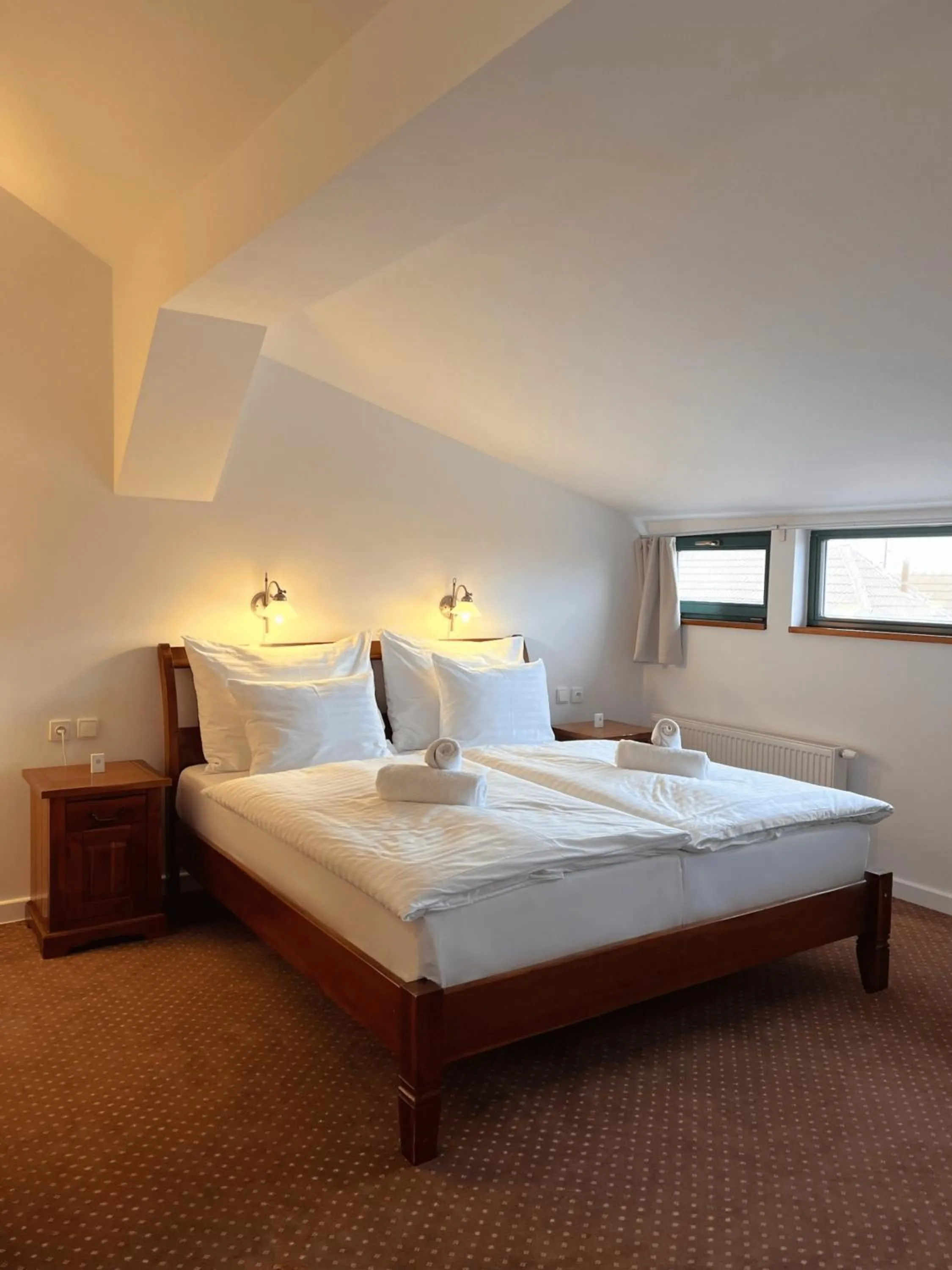 Bedroom, Bed in Zlatý Lev Žatec