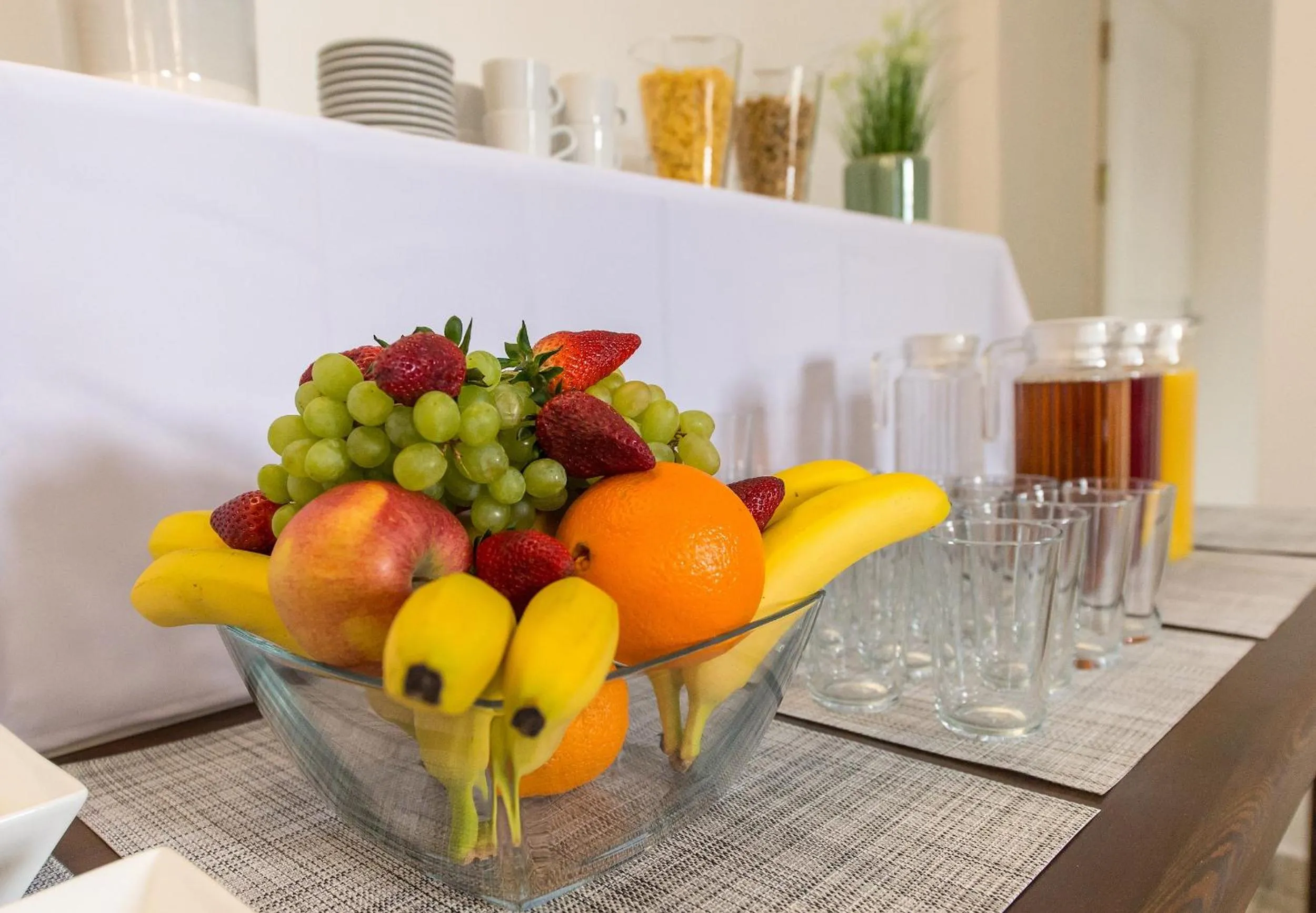 Continental breakfast in Penzion Zámecká Zahrada