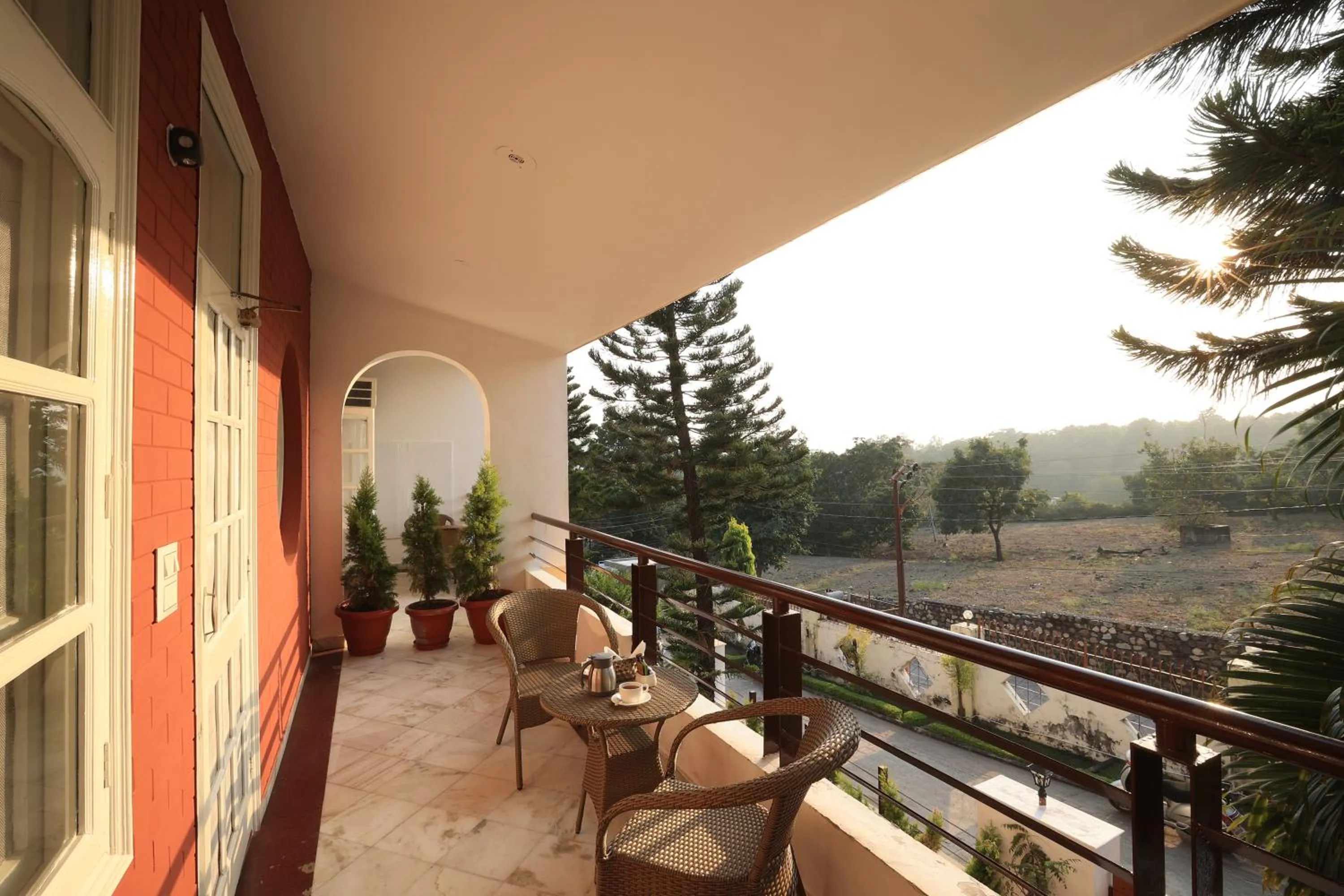 Balcony/Terrace in Lamrin Boutique Cottages, Rishikesh