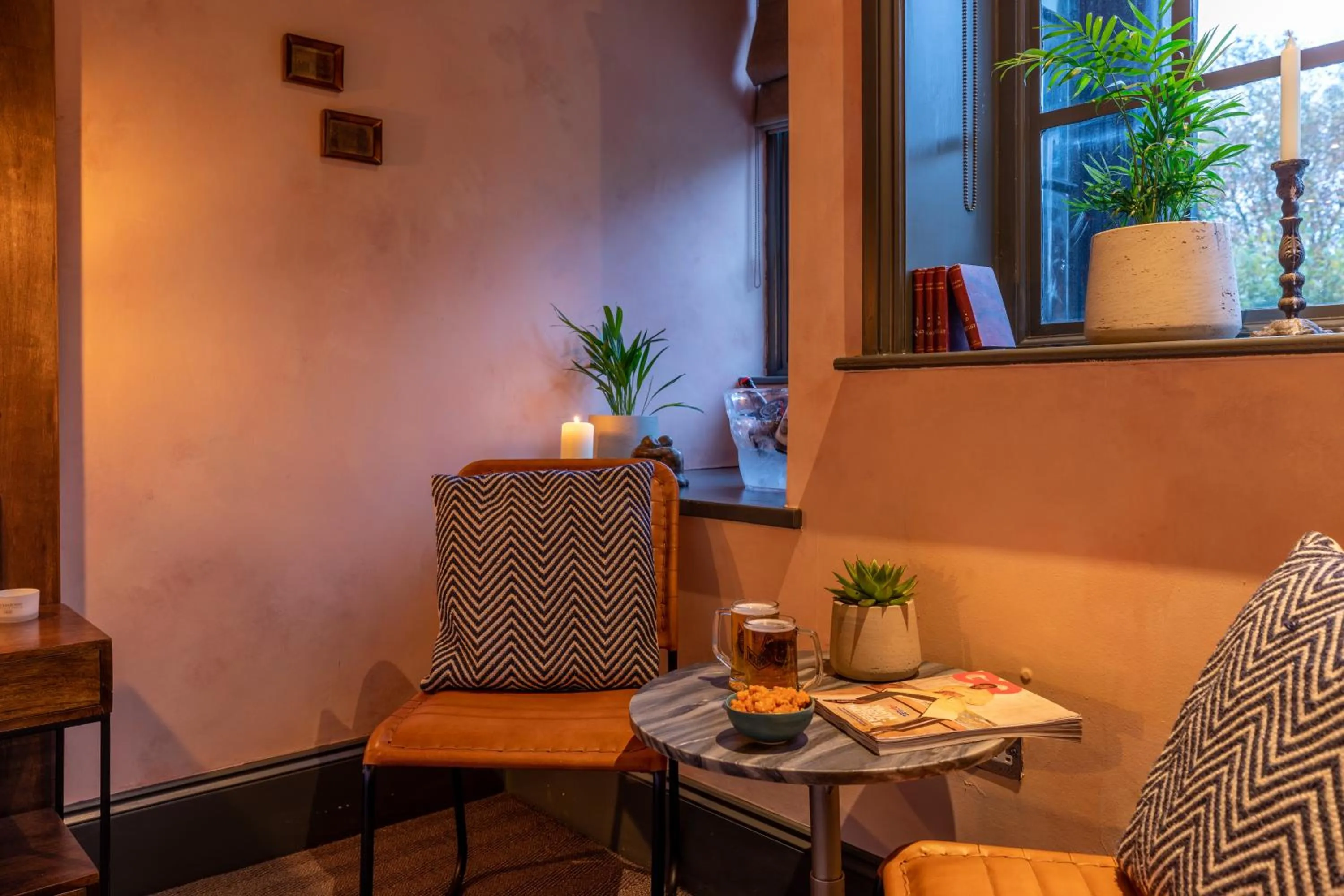 Seating area in The Wolfpack Inn