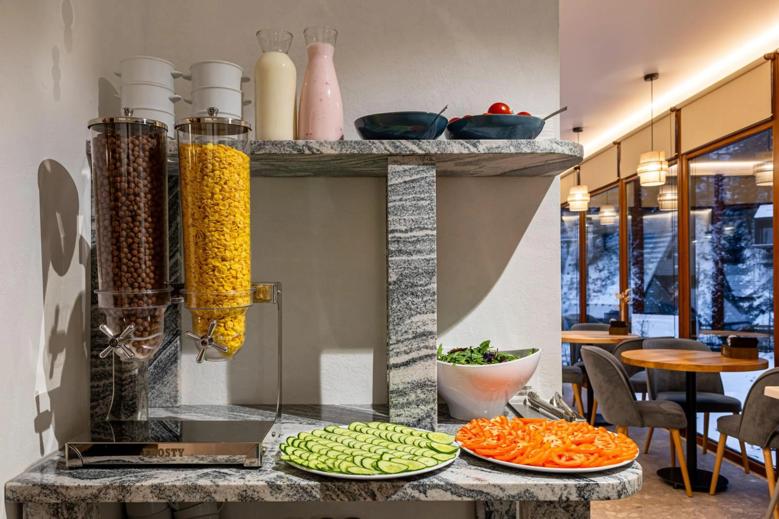 Buffet breakfast in Milli&Jon SPA