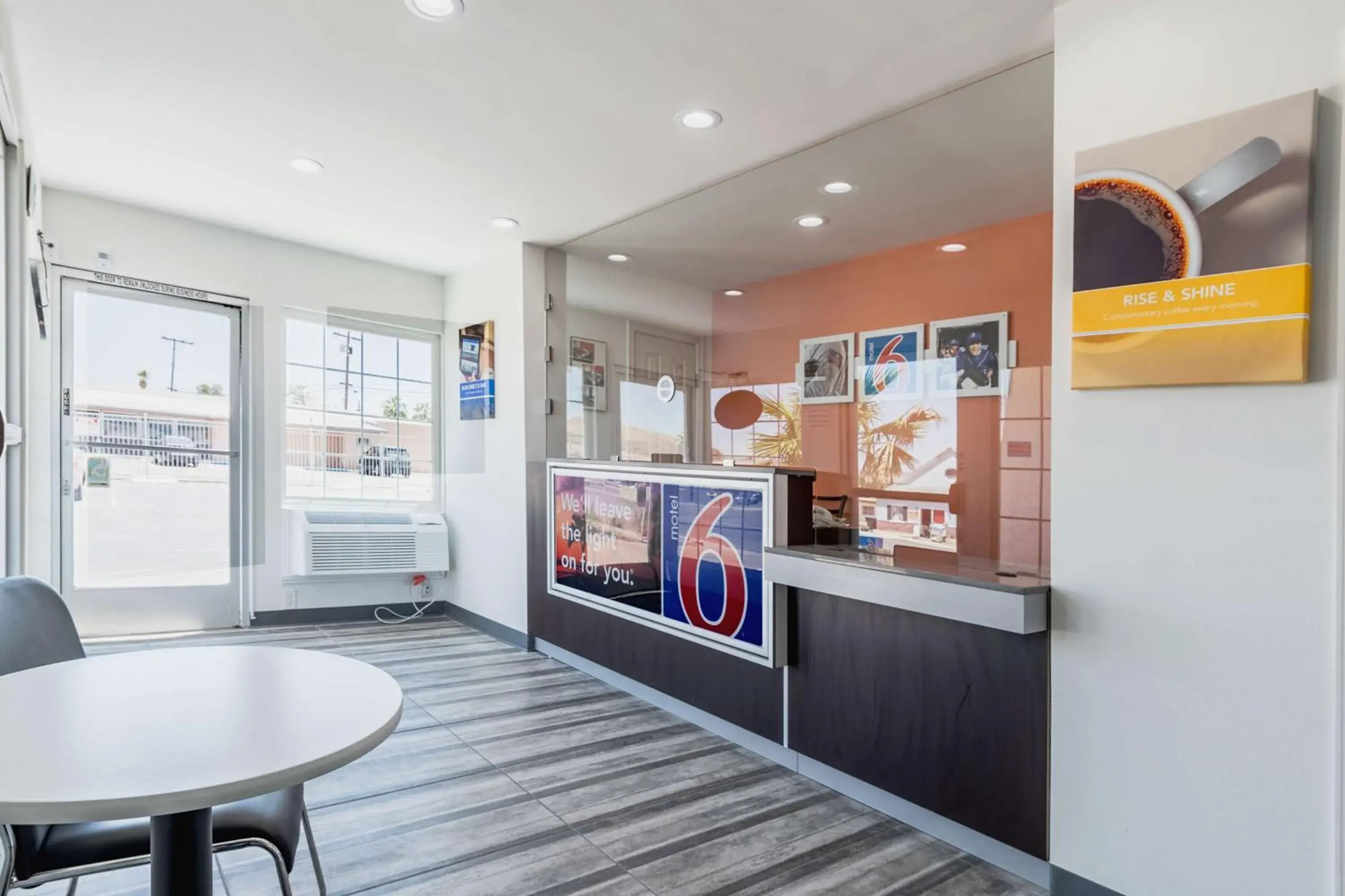 Lobby or reception in Motel 6-Barstow, CA - Route 66 Lobby or reception in Motel 6-Barstow, CA - Route 66