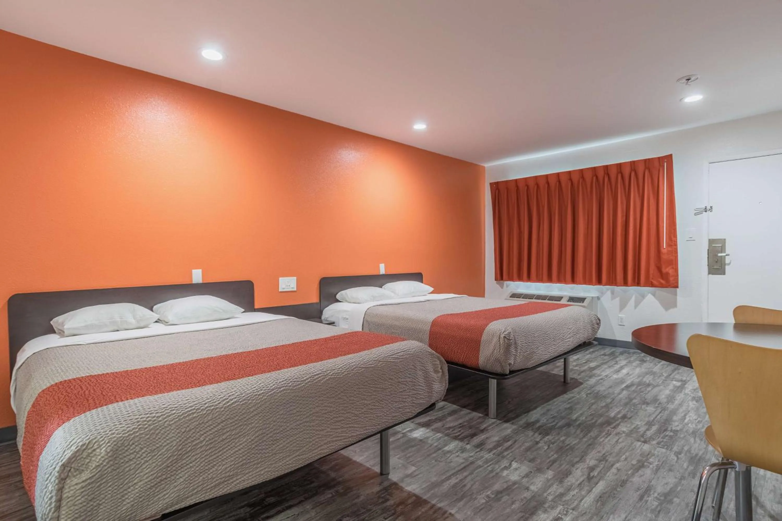 Photo of the whole room, Bed in Motel 6-Barstow, CA - Route 66