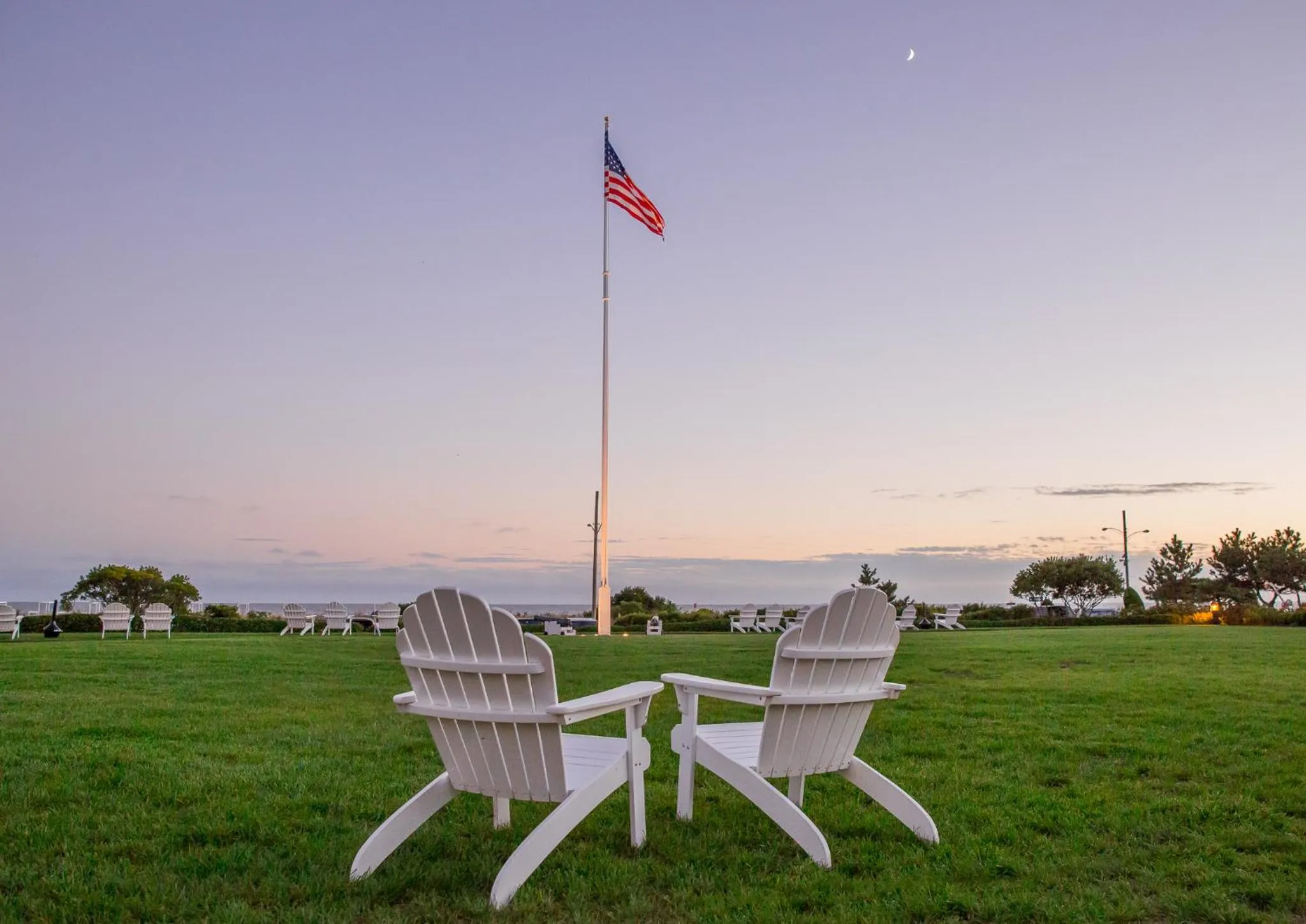 Seating area in Congress Hall