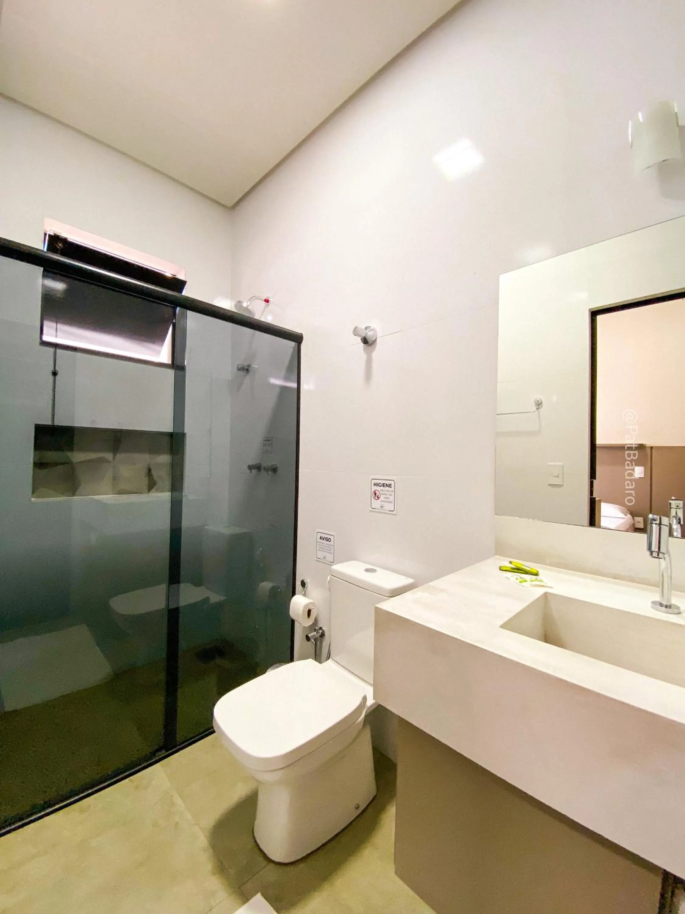 Bathroom in Pousada Reserva Central