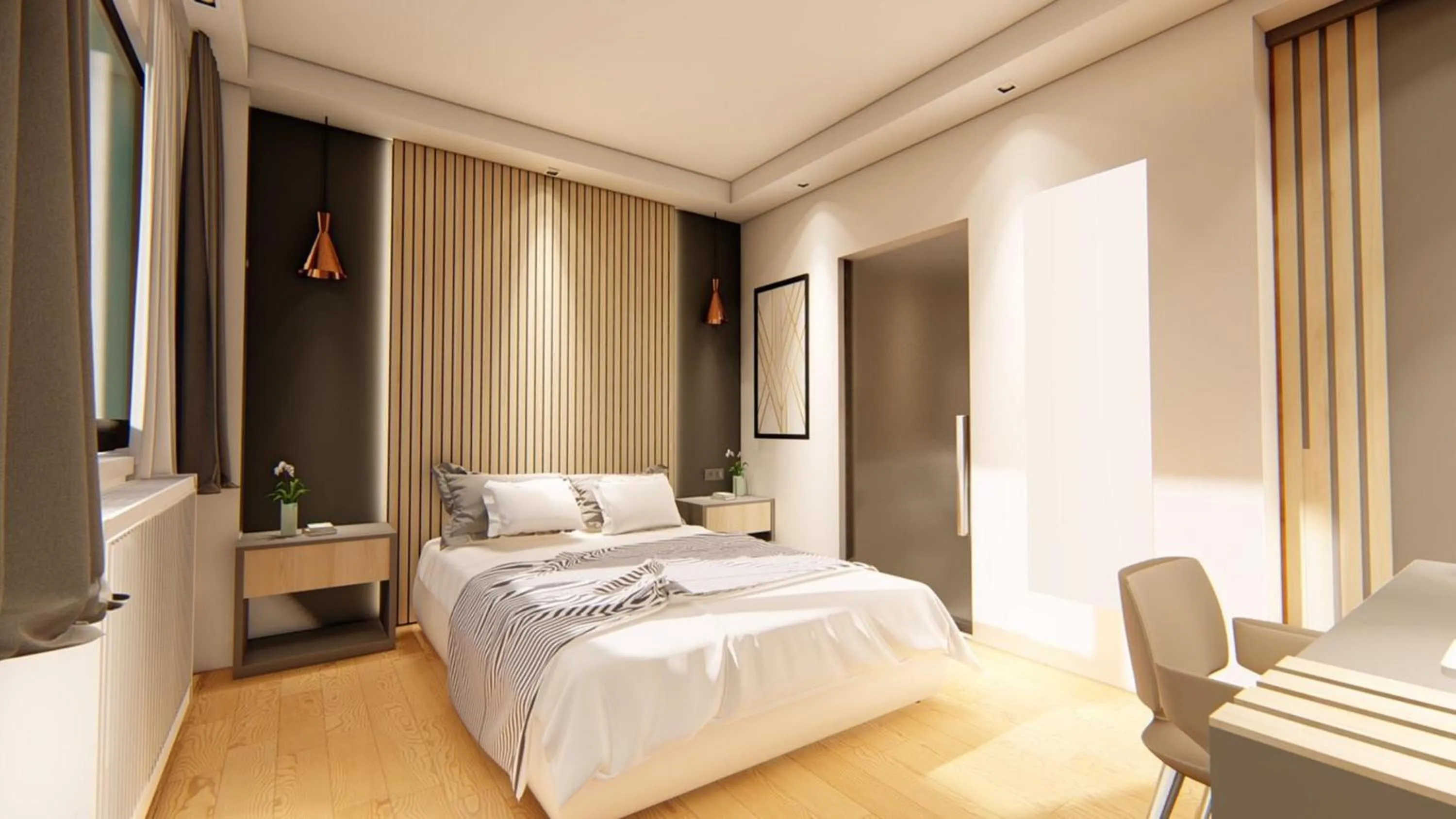 Photo of the whole room, Bed in Antik Houses