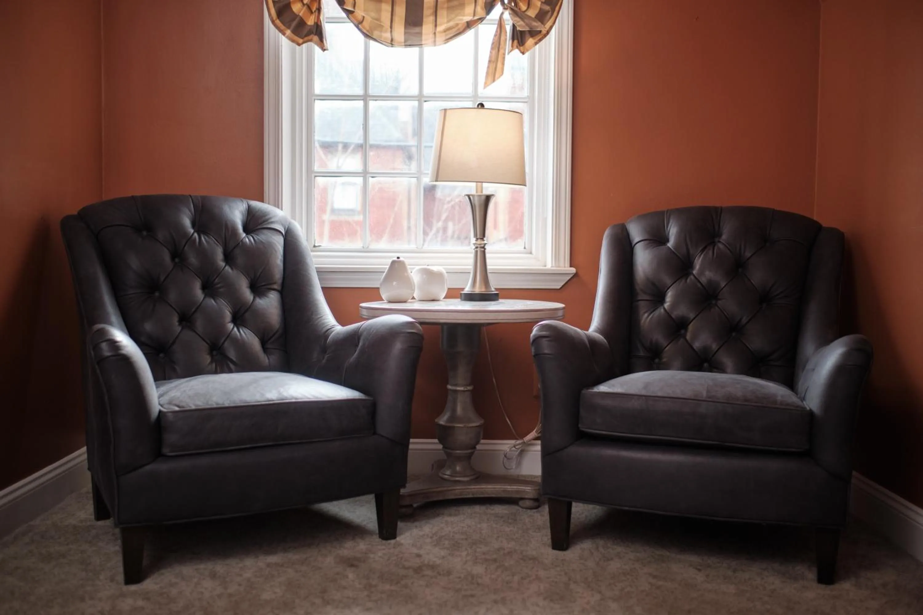 Seating area in The Inn on Ferry Street