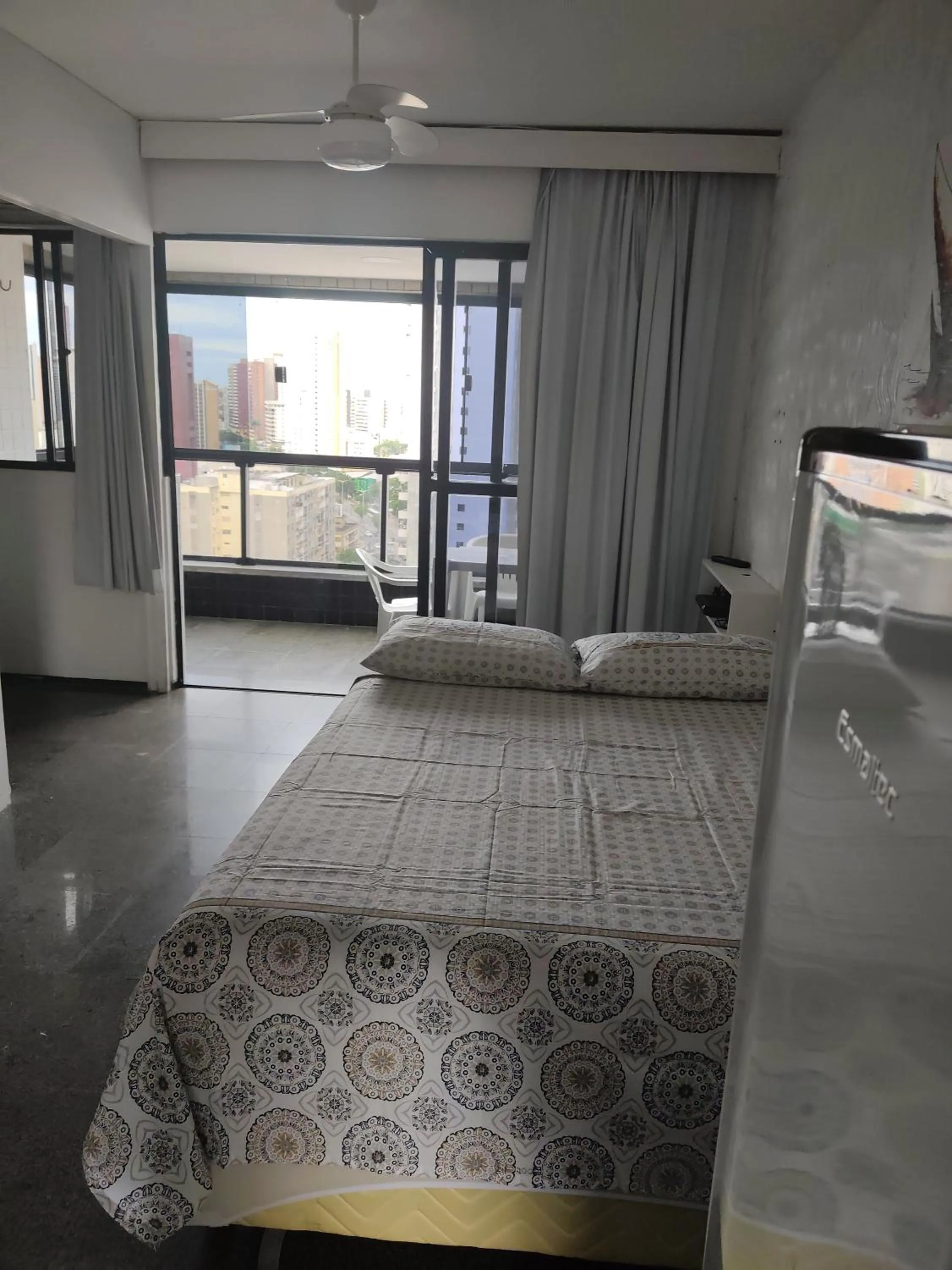 Photo of the whole room, Bed in Via Venetto Flat próximo a feirinha da beira-mar Fortaleza