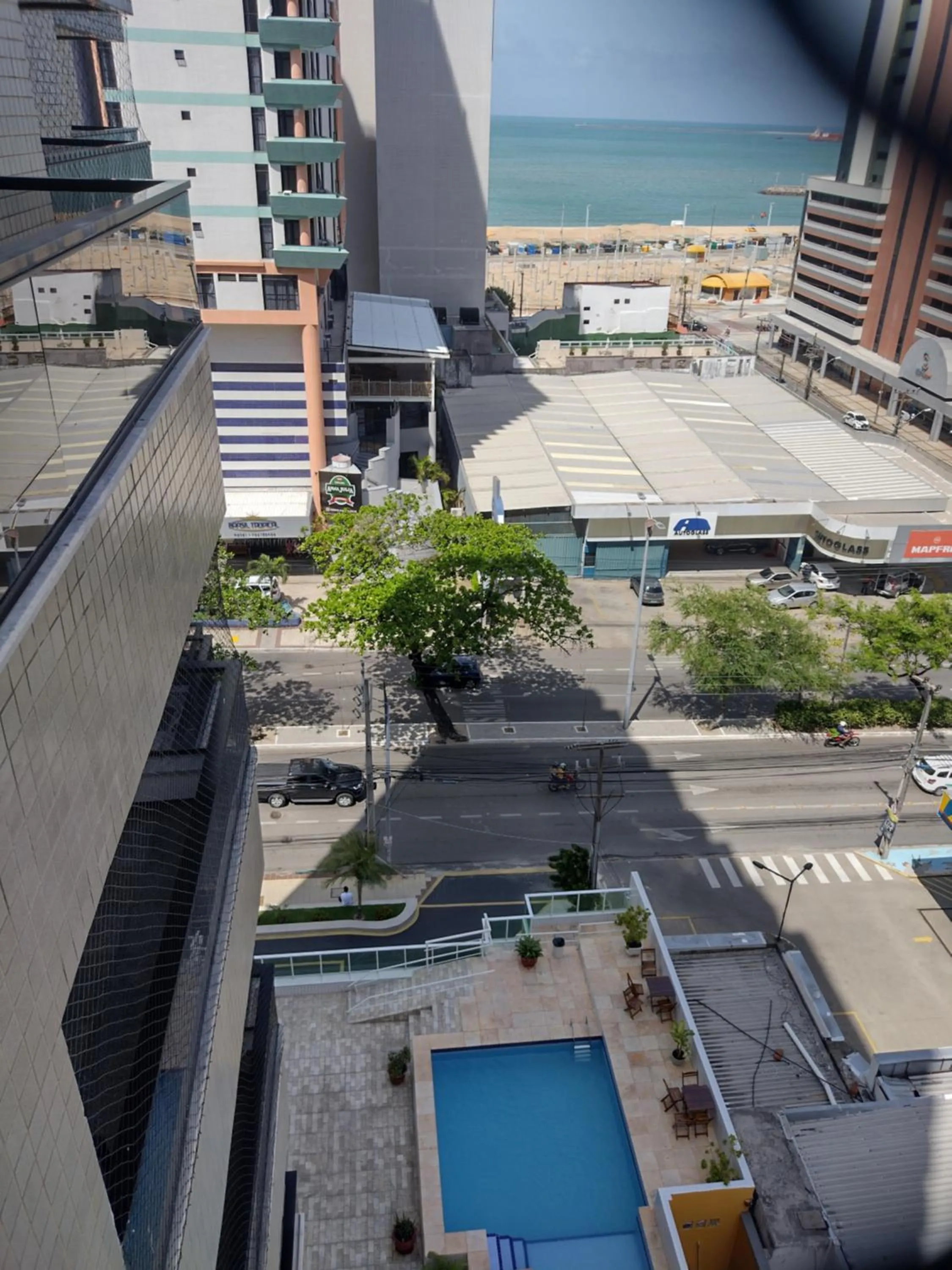 Balcony/Terrace in Via Venetto Flat próximo a feirinha da beira-mar Fortaleza