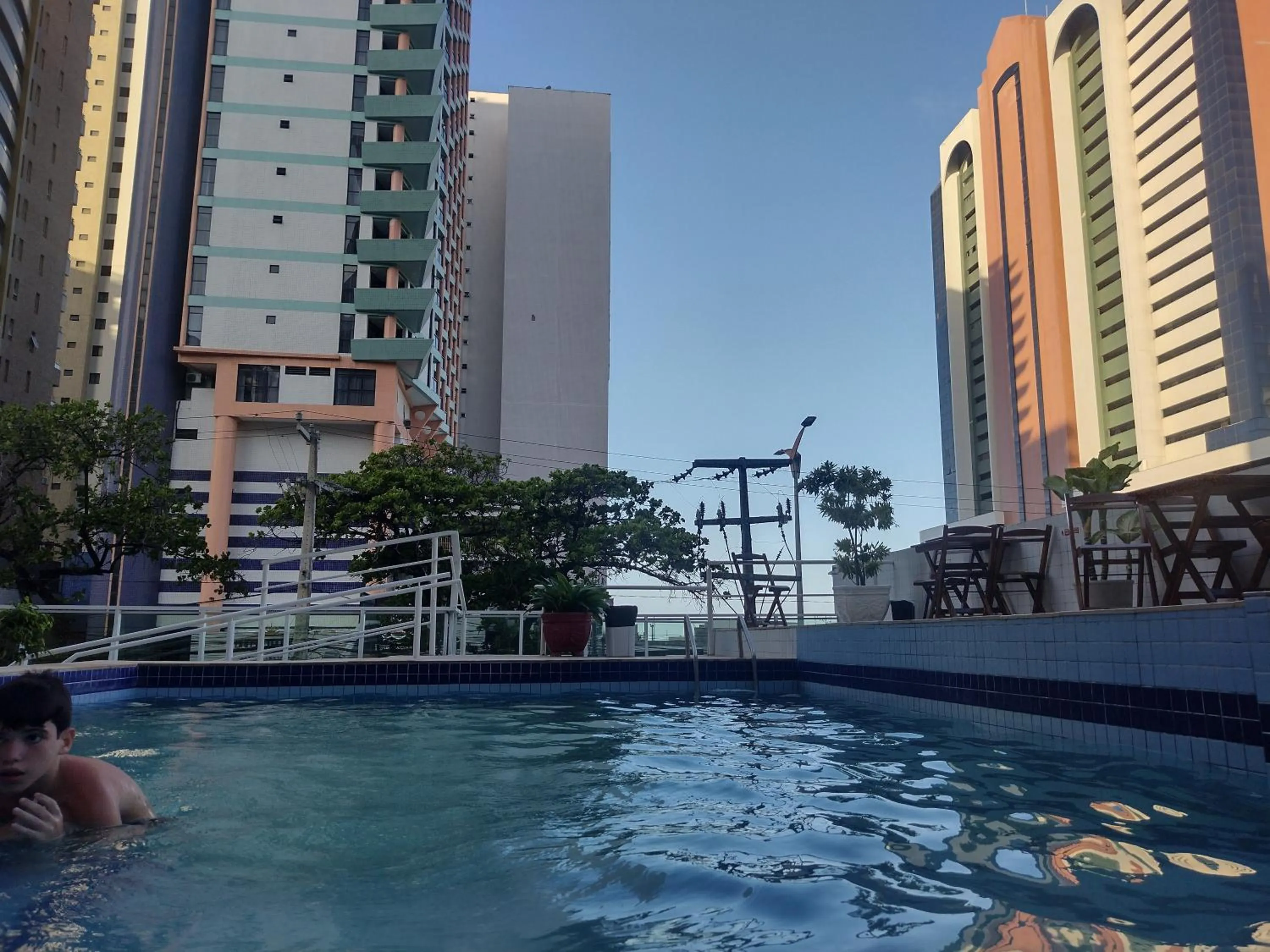 Swimming pool in Via Venetto Flat próximo a feirinha da beira-mar Fortaleza