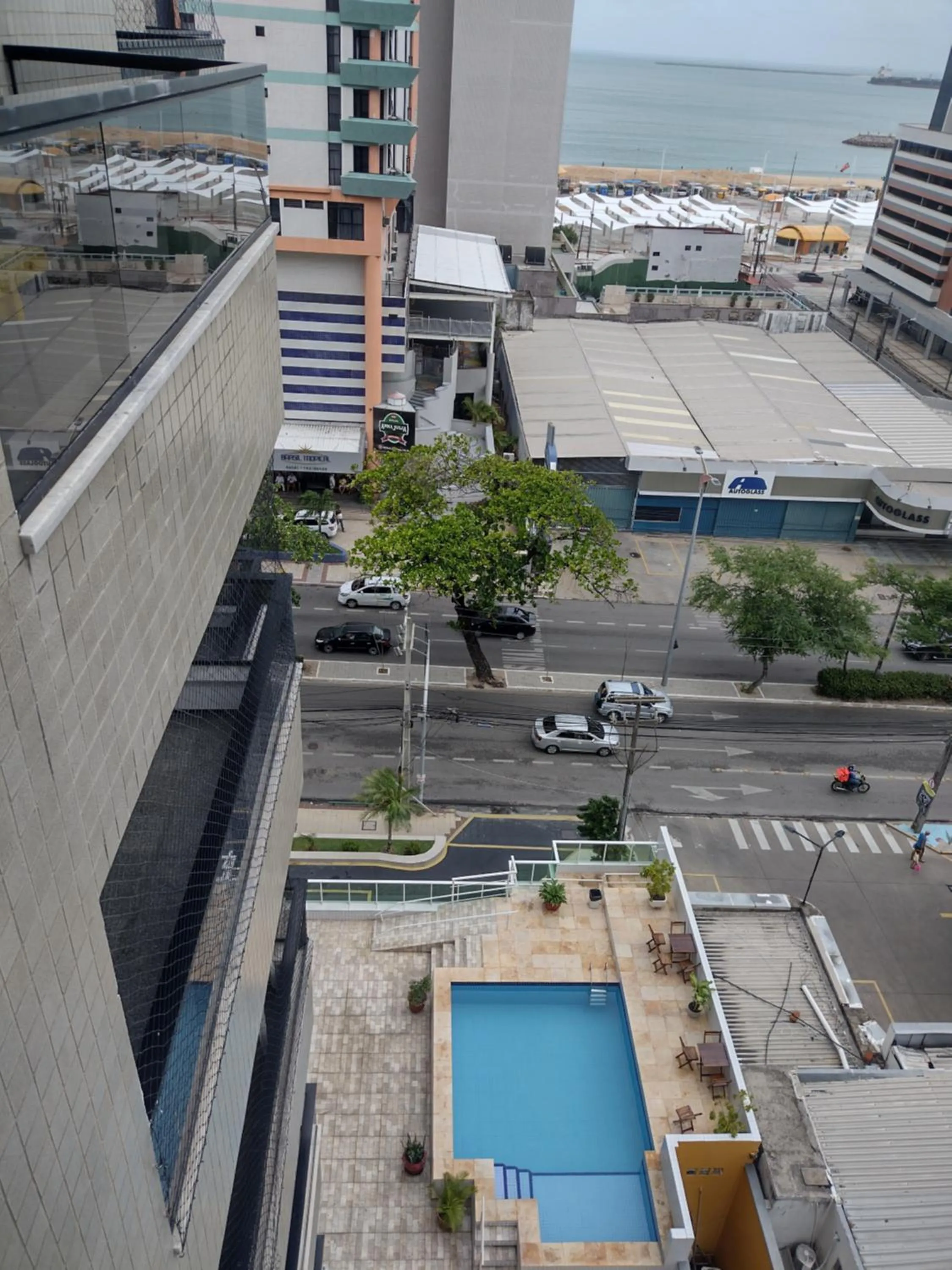Balcony/Terrace in Via Venetto Flat próximo a feirinha da beira-mar Fortaleza